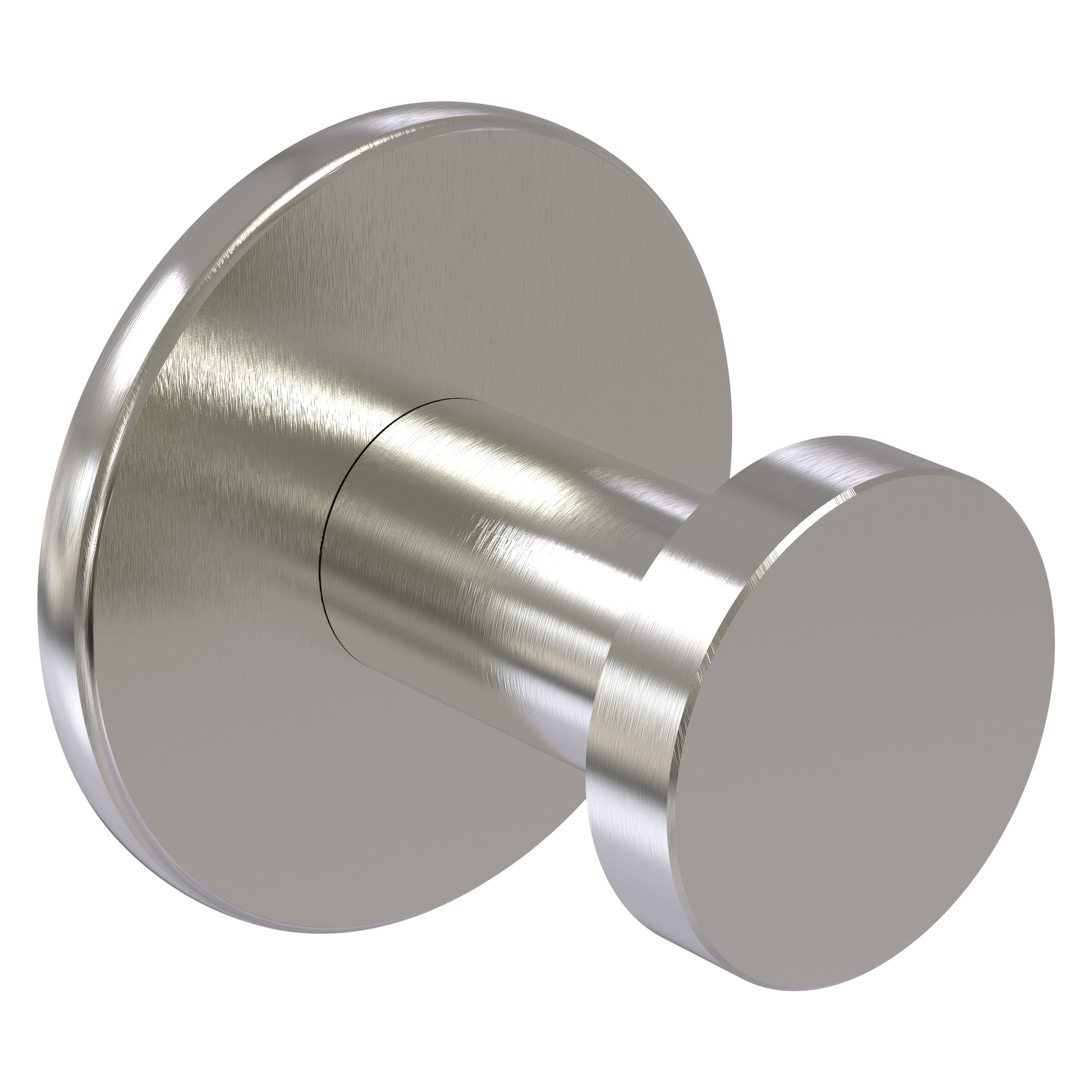 Allied Brass FR-20-SN Fresno Satin Nickel Single -Hook Wall mount Towel Hook