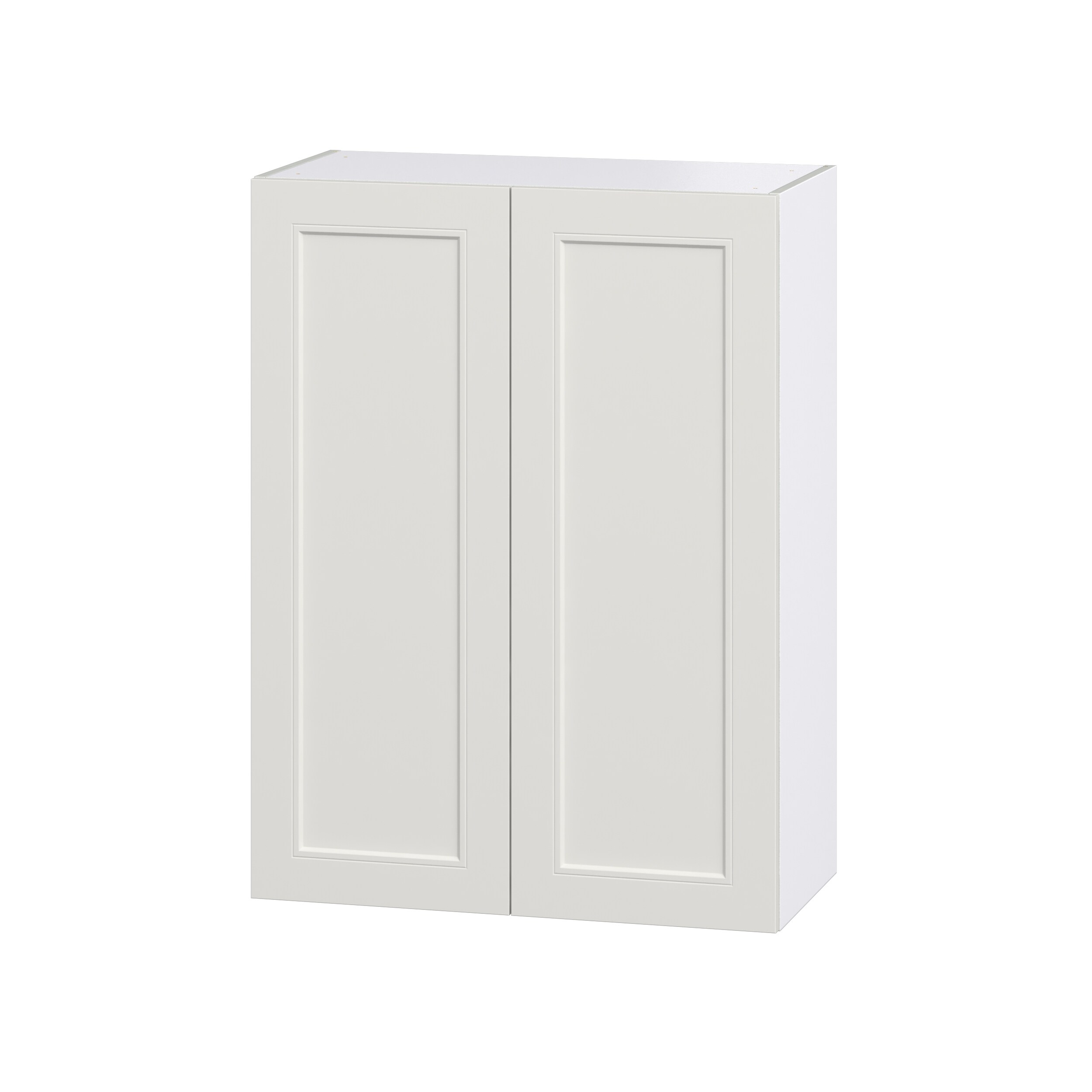 Hugo&Borg DSW3040-BE Belcourt 30-in W x 40-in H x 14-in D Painted Light Gray Wall Fully assembled Cabinet (Recessed Panel Shaker)
