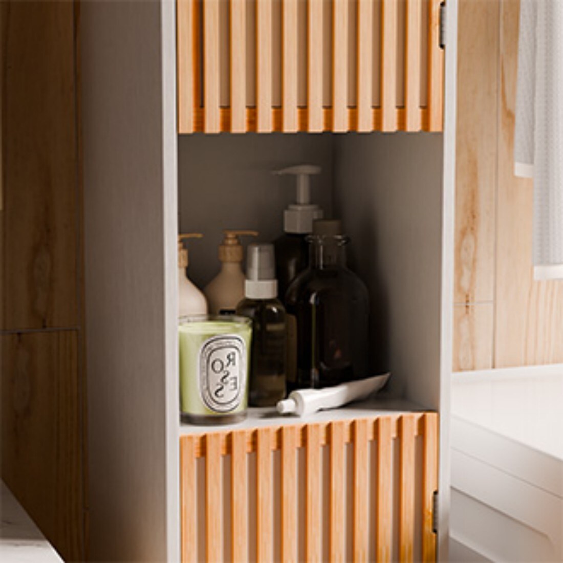 Flynama MSQY-8030B-2-MB Linen-Cabinets - View #4