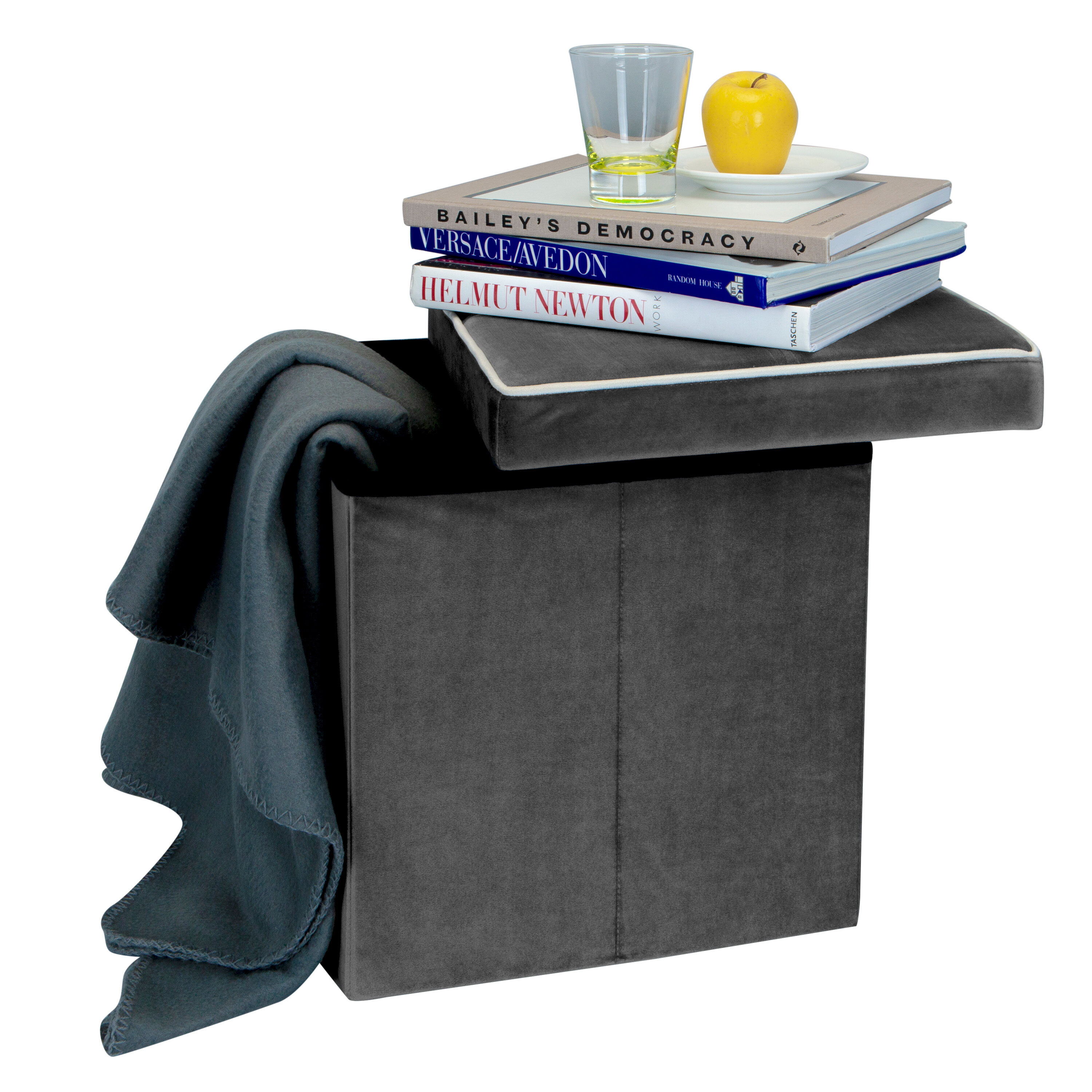 Simplify F-0629-GREY Indoor-Ottomans - View #6