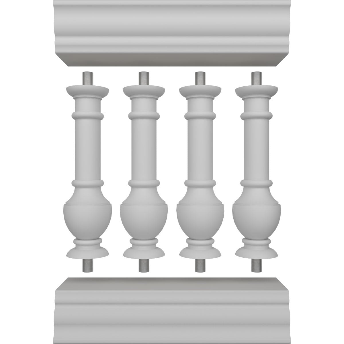 Ekena Millwork BALK32X024YON railings - View #5