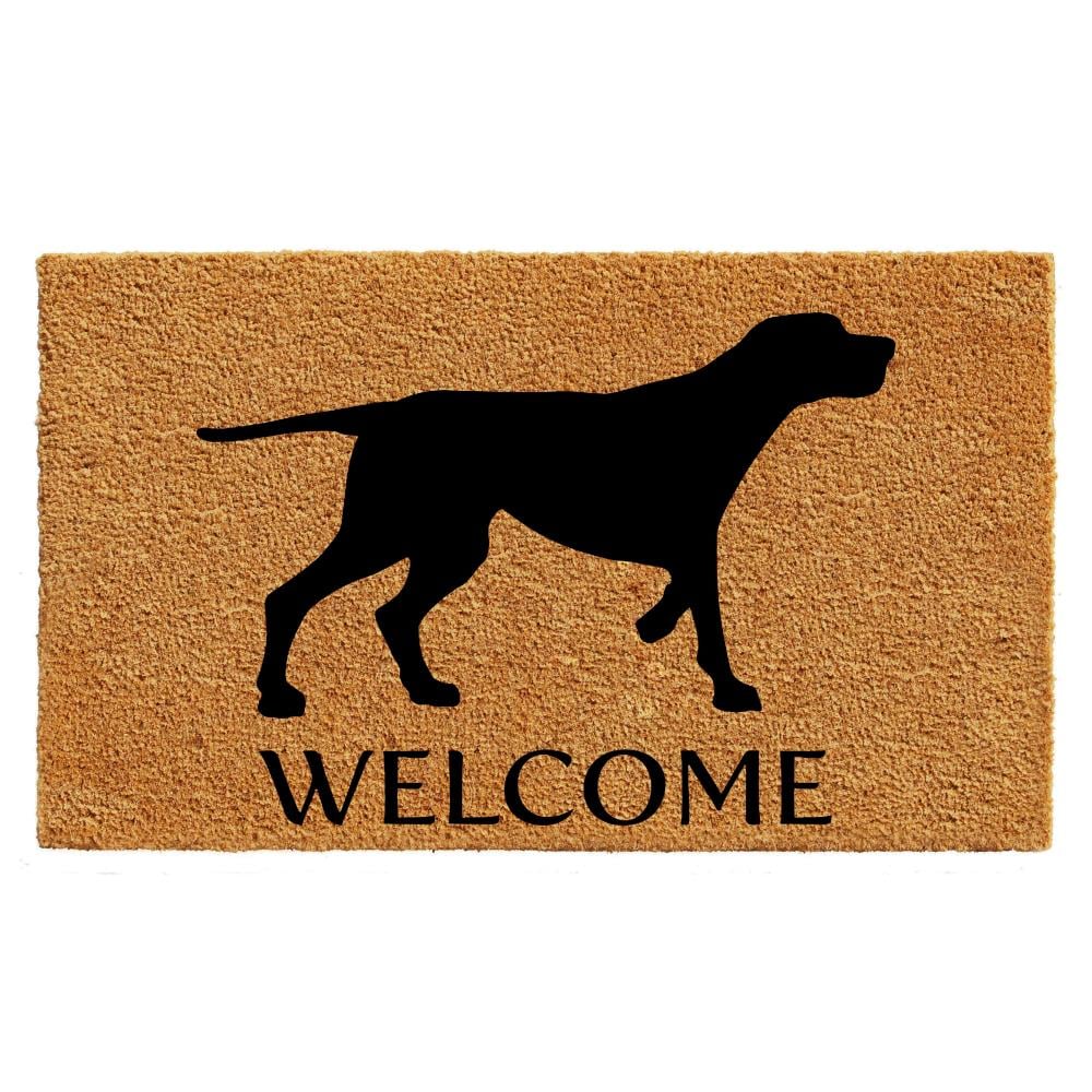 Callowaymills 5-ft x 6-ft Charcoal Rectangular Indoor or Outdoor Decorative Door  Mat in the Mats department at