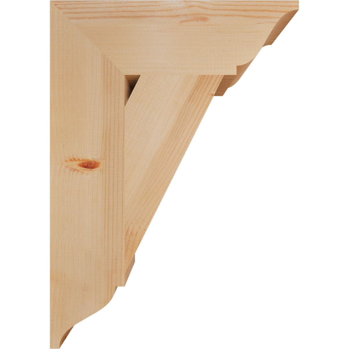 Ekena Millwork BKT06X20X28TRA01SDF Exterior-Brackets-Braces - View #3