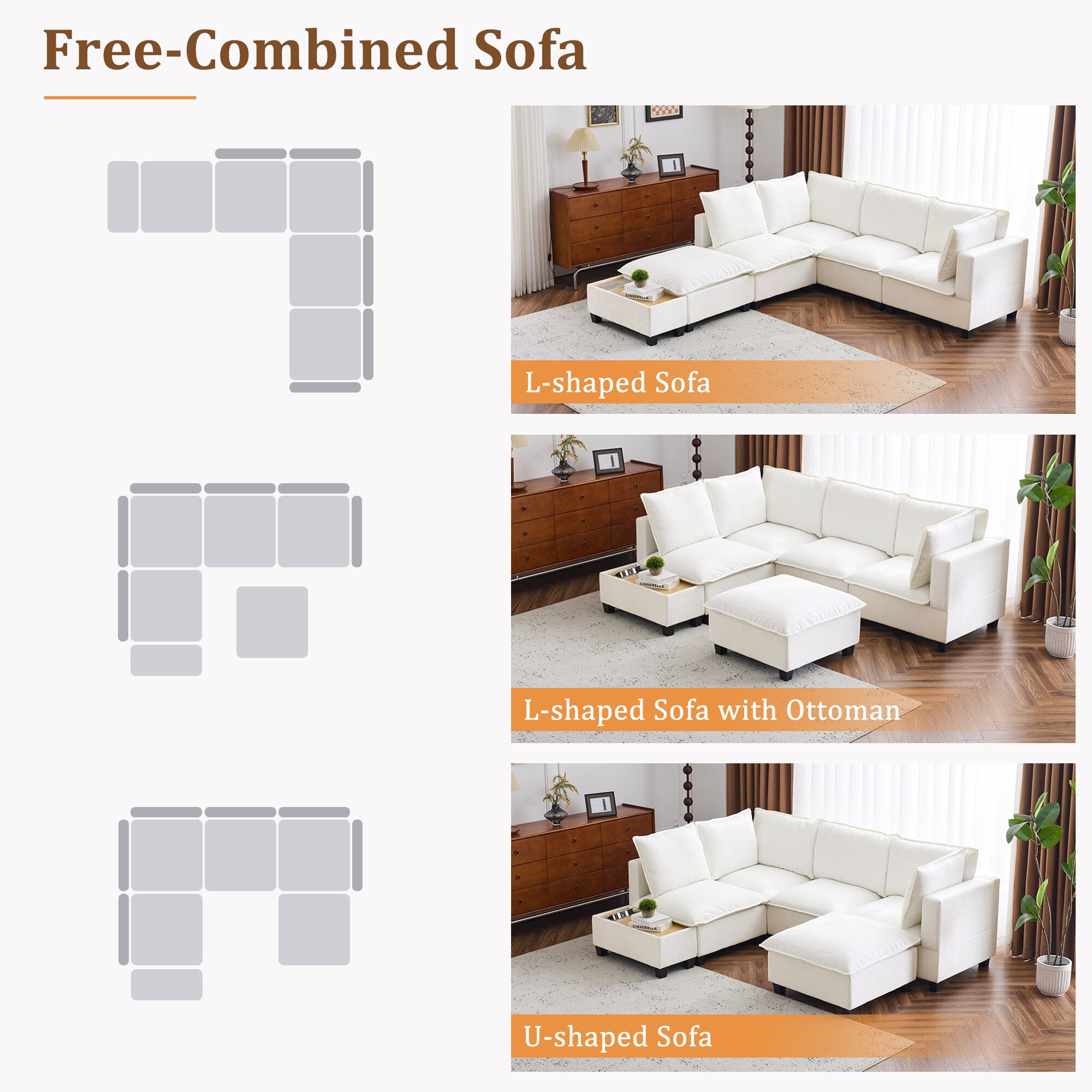 ModernLuxe N719S001780K Sofas-Loveseats - View #3