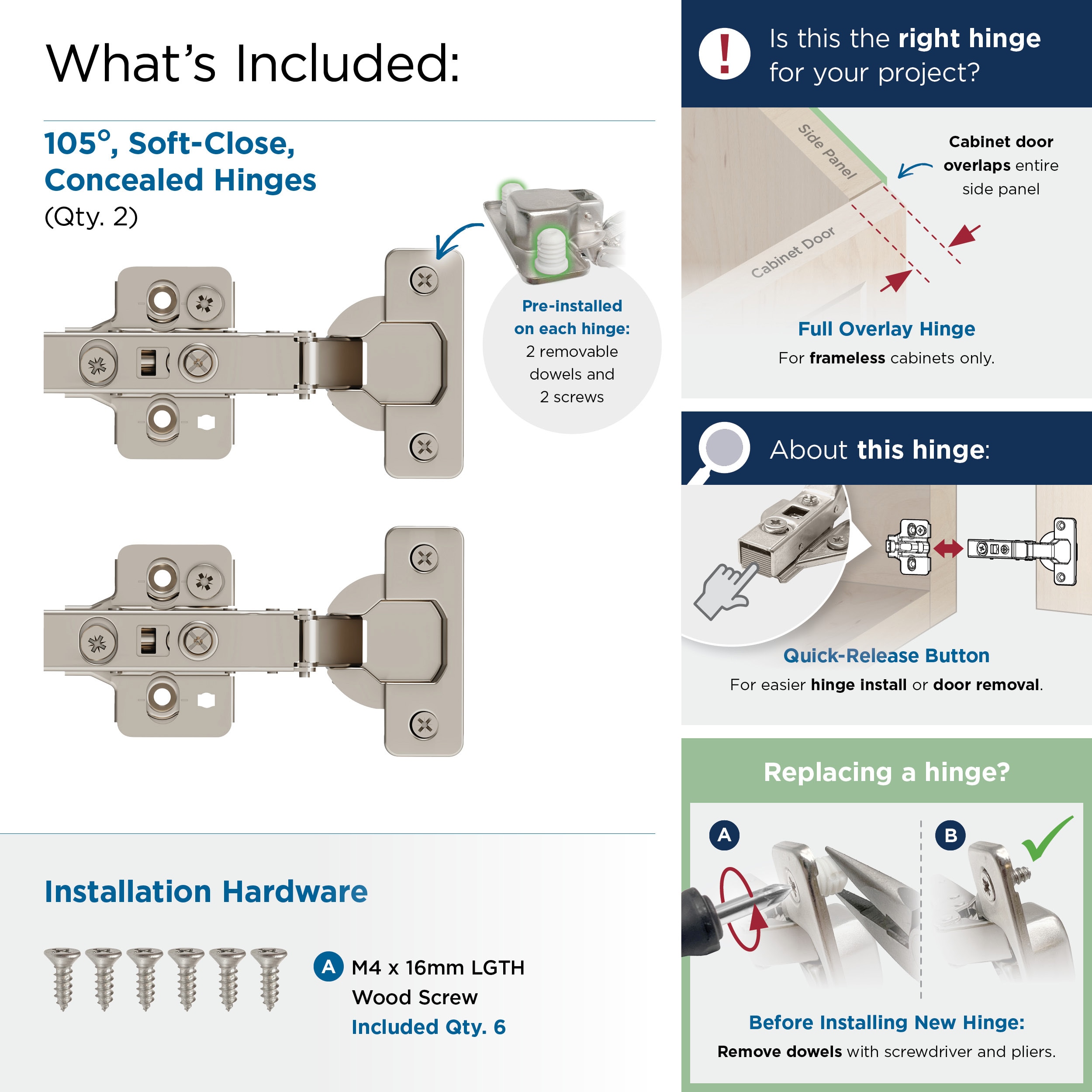 Amerock BP9239SCFR Cabinet-Hinges - View #4
