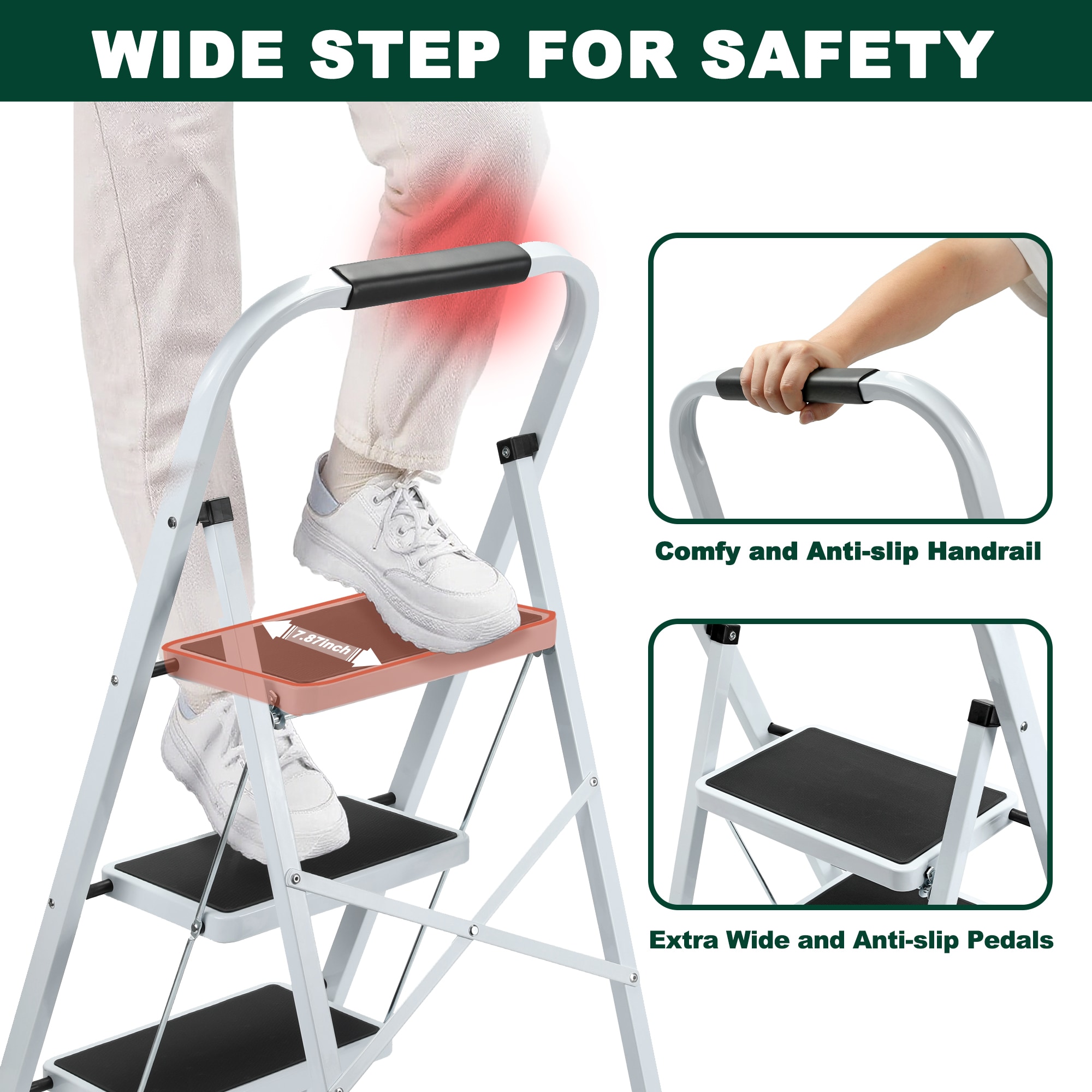 Tatayosi T-F1-T3W Step-Ladders - View #4