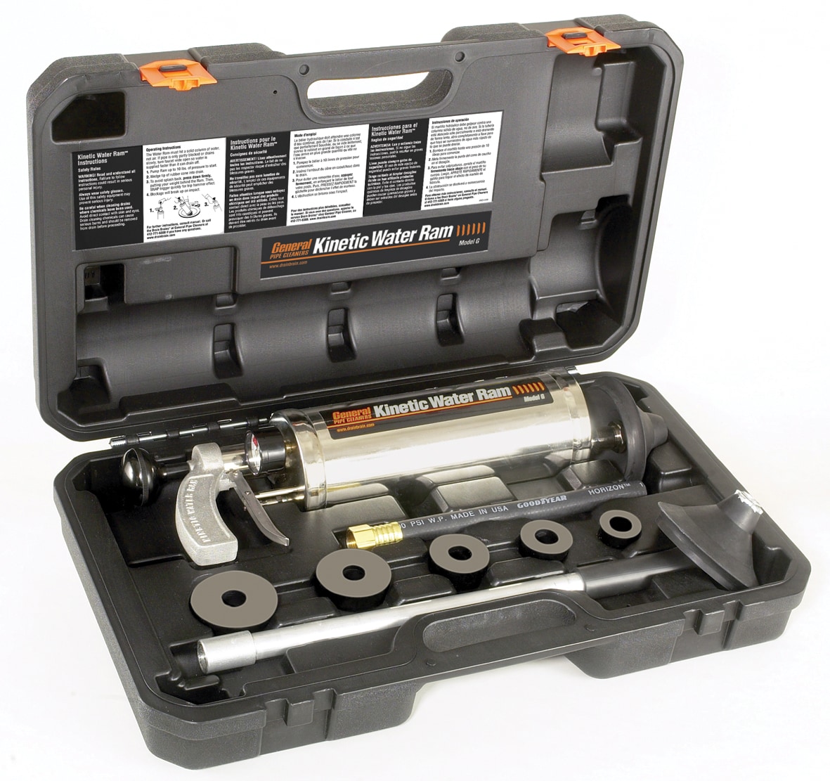 General Wire KR-C-WC Metal Drain snake