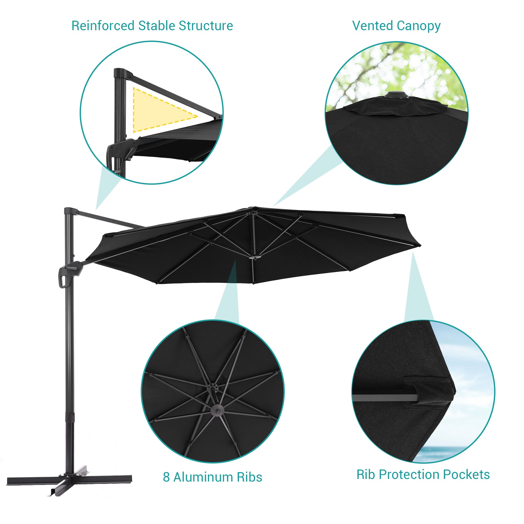 Sonkuki SD-ZD11BK Umbrellas-2 - View #5
