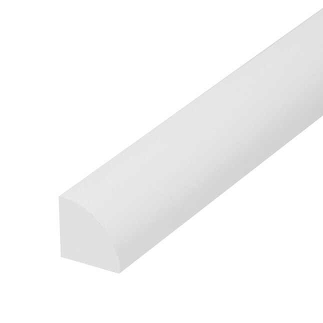 Royal® Building Products 3/4 x 3/4 x 8' White PVC Quarter Round Moulding Royal® Building Products 3/4 x 3/4 x 8' White PVC Quarter Round Moulding