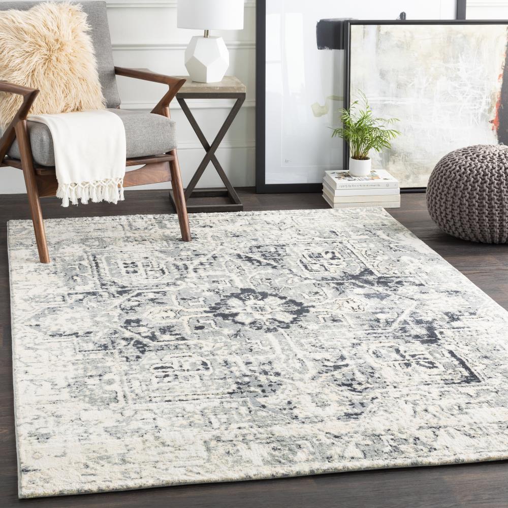 Surya Apricity 2 X 3 (ft) Gray Indoor Medallion Oriental Area Rug at ...