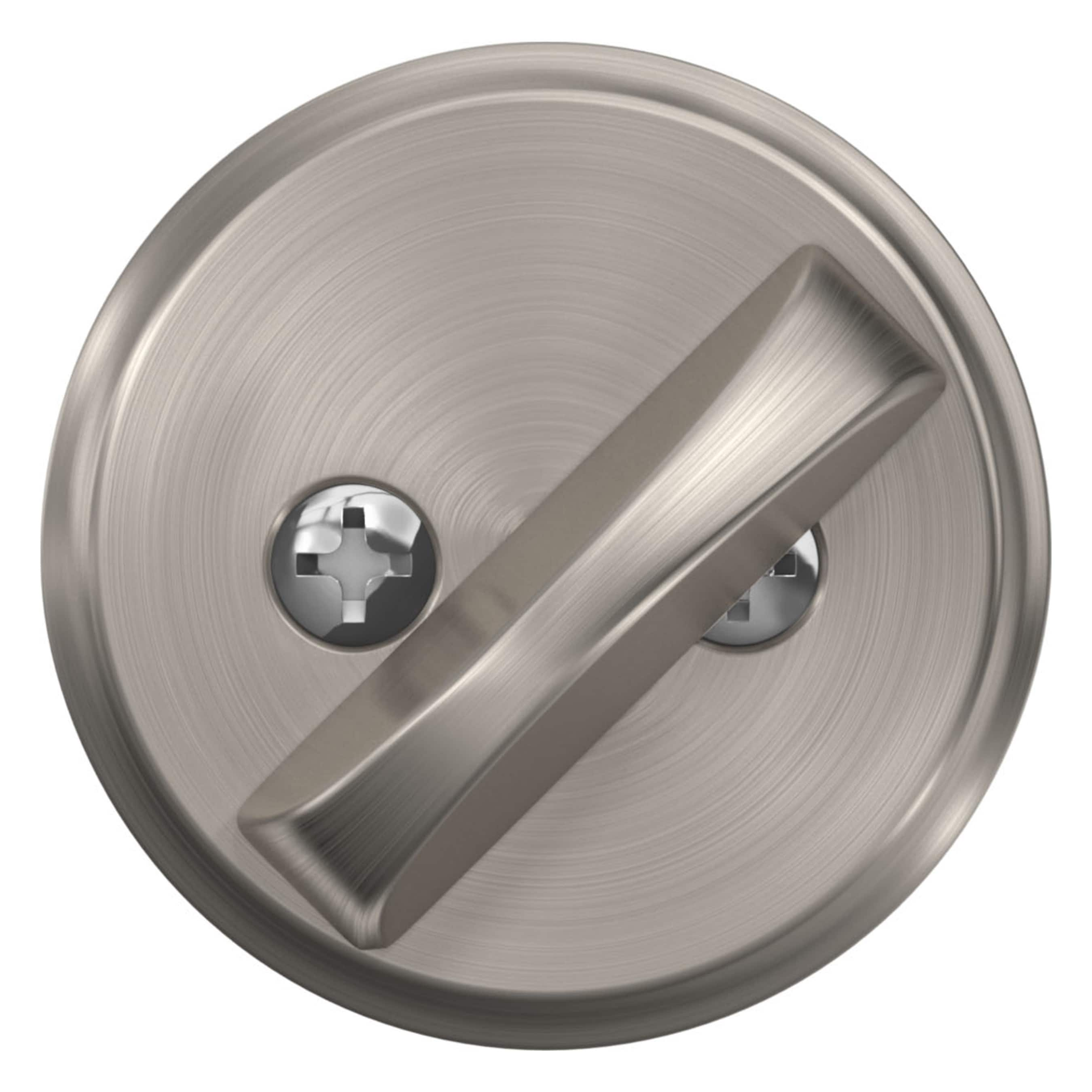 Schlage Single Cylinder Satin Nickel Single Cylinder Deadbolt B60N V ...