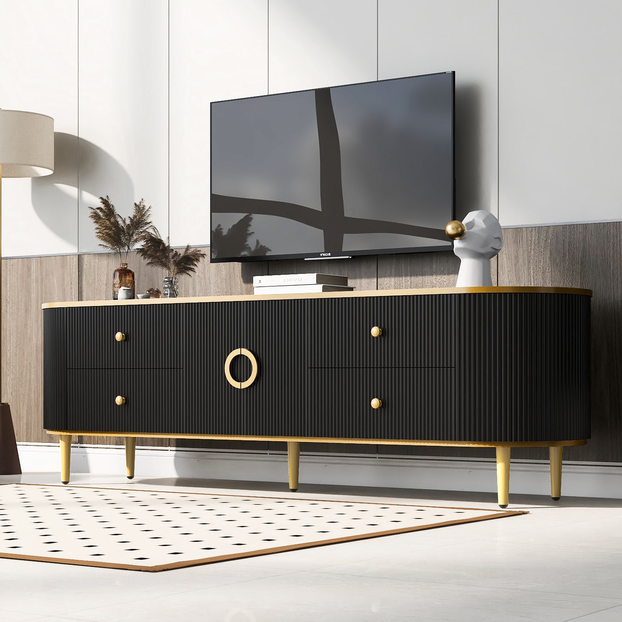 JIMSMAISON JMUCTS23B Tv-Stands - View #2