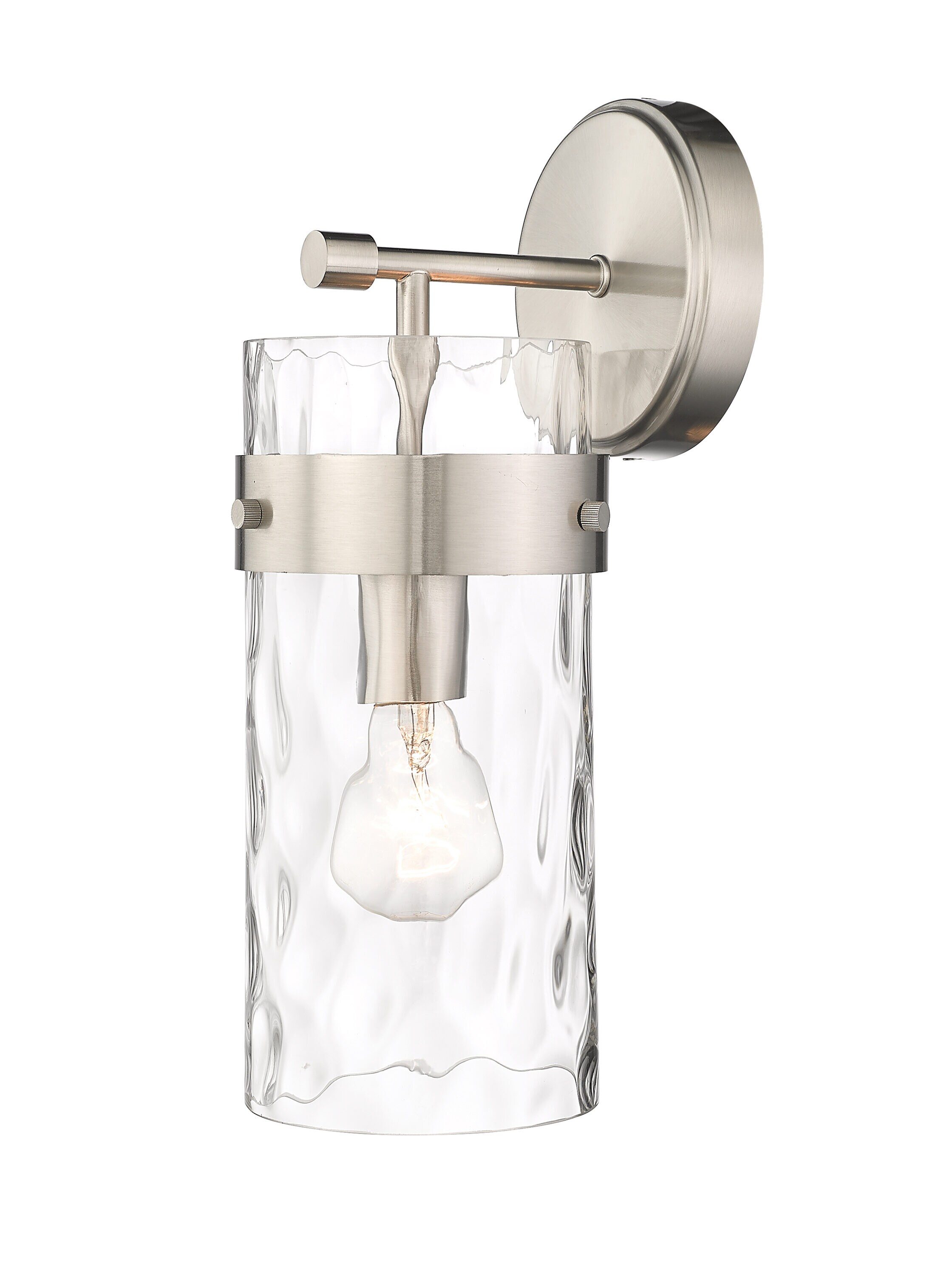 Z-Lite 3035-1SS-BN Fontaine 5.5-in 1 -Light Brushed Nickel Transitional Vanity light