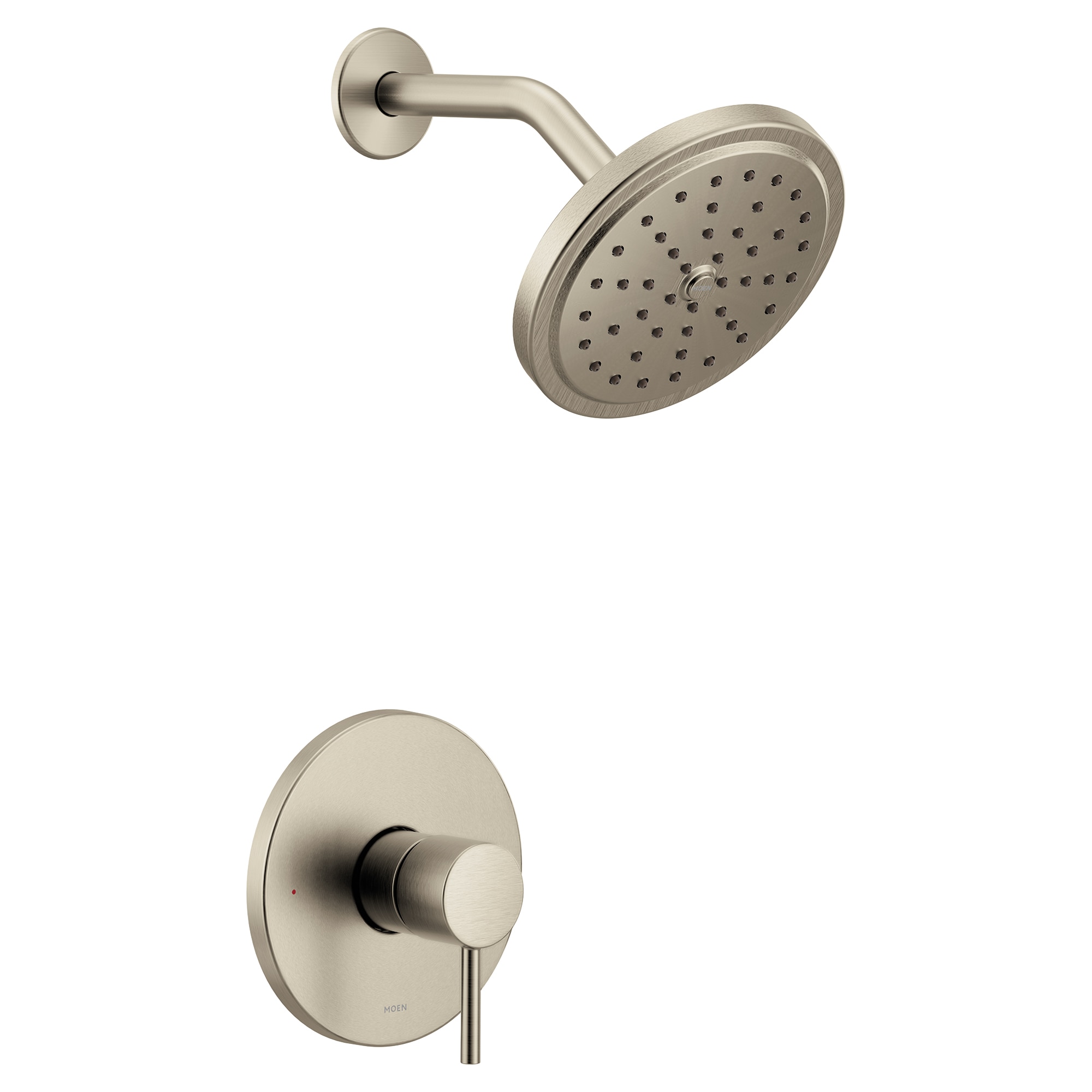 Moen UT3292EPBN Align Brushed Nickel 1-handle Single function 6.75-Inches Round Shower Faucet