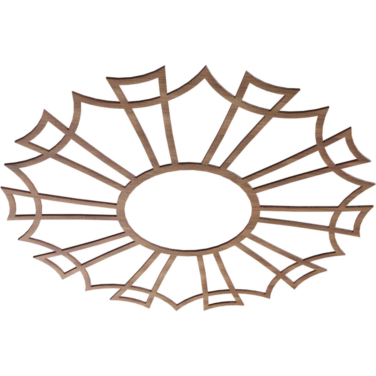 Ekena Millwork CMWP38X38X0375AUWA Ceiling-Medallions - View #2