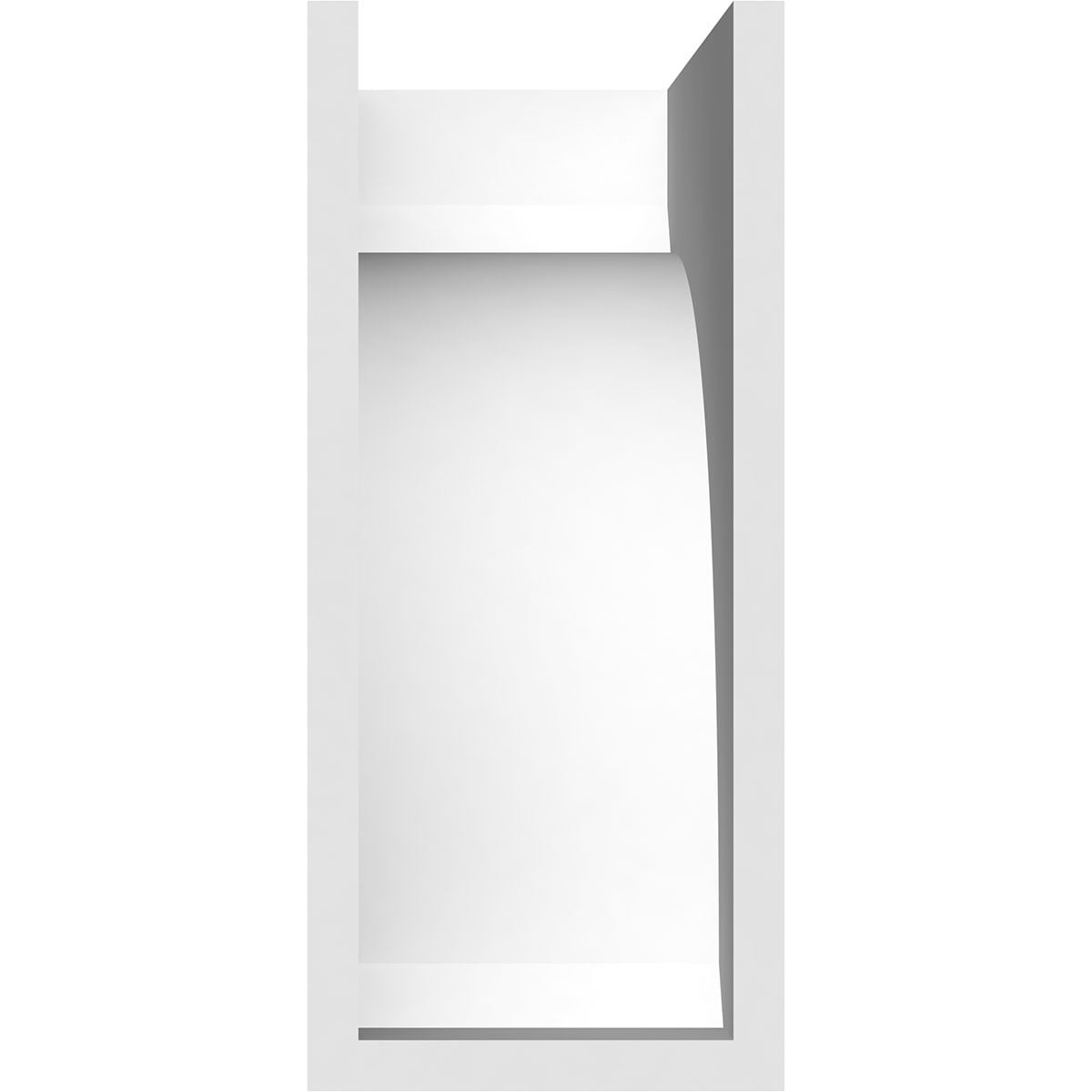 Ekena Millwork CORP03X08X08LGY corbels - View #4