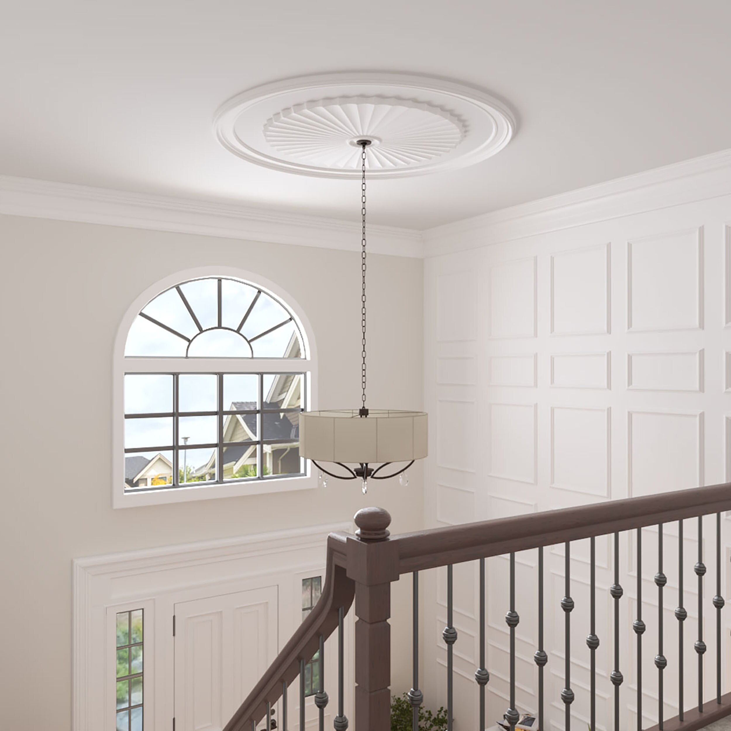 Ekena Millwork CRM70BE48SH Ceiling-Rings - View #8