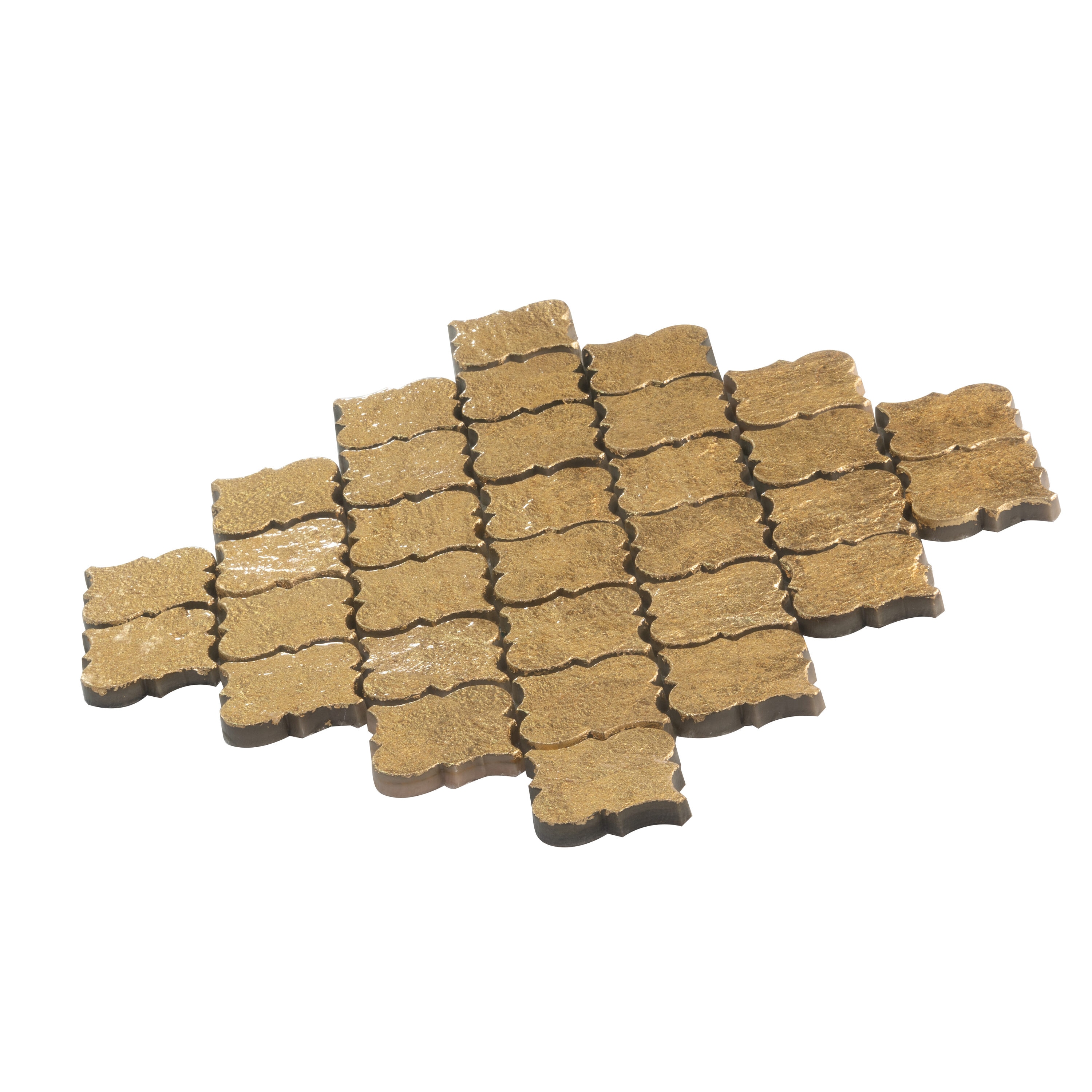 Apollo Tile Sample - Artisana Gold 4-in x 5-in Multi-finish Resin ...