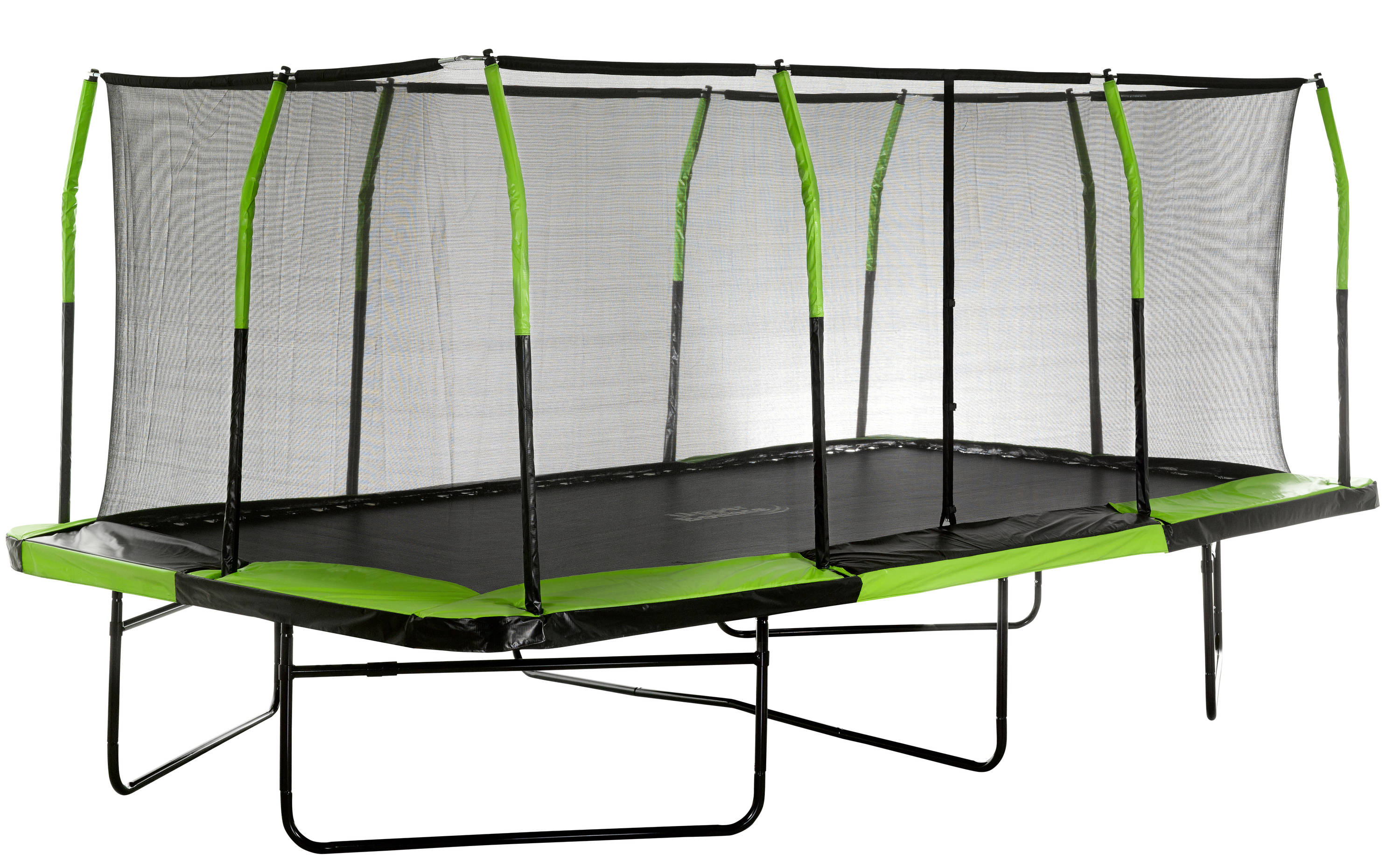 Upper Bounce Easy Assemble Spacious 9 X 15 Rectangular Trampoline with  Fiber Flex Enclosure Feature – Just Trampolines