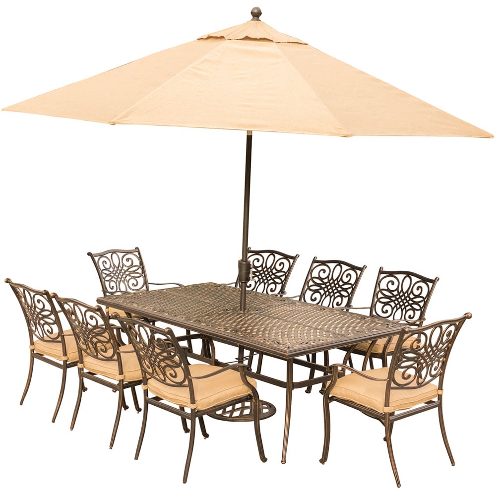 Hanover TRADDN9PC-SU Patio-Dining-Sets - View #2