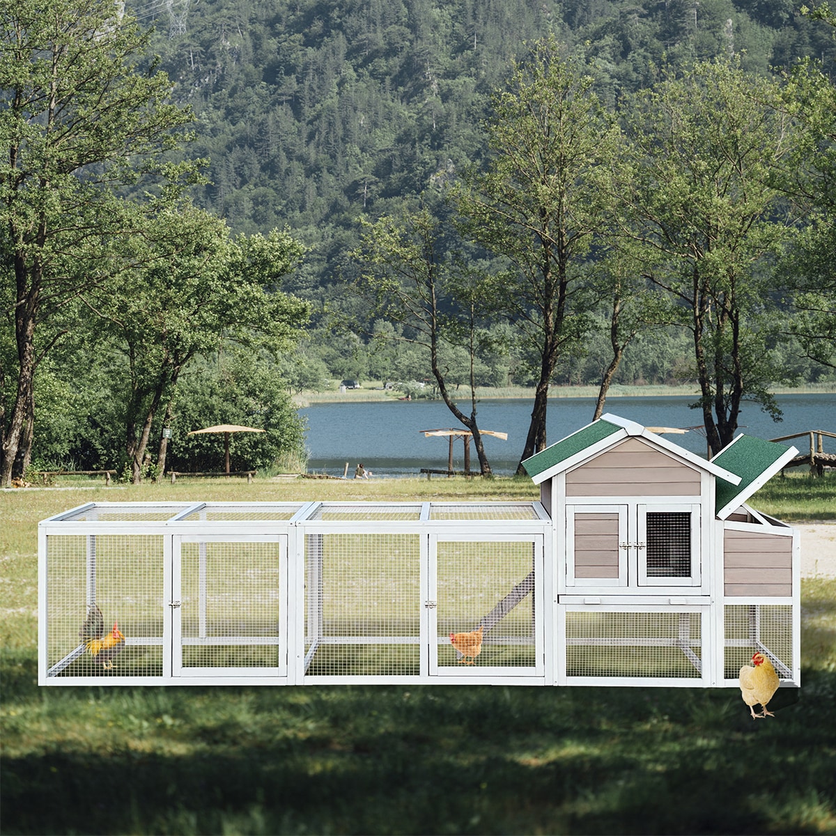 Siavonce XH39032 Chicken-Coops-Rabbit-Hutches - View #4