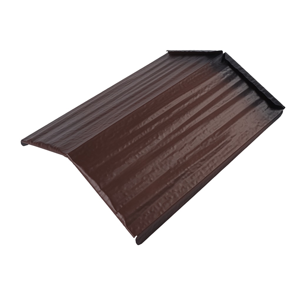 EDCO ArrowLine 14 -Pack 10.25-in x 12-in Steel Roof Panel Ridge Caps