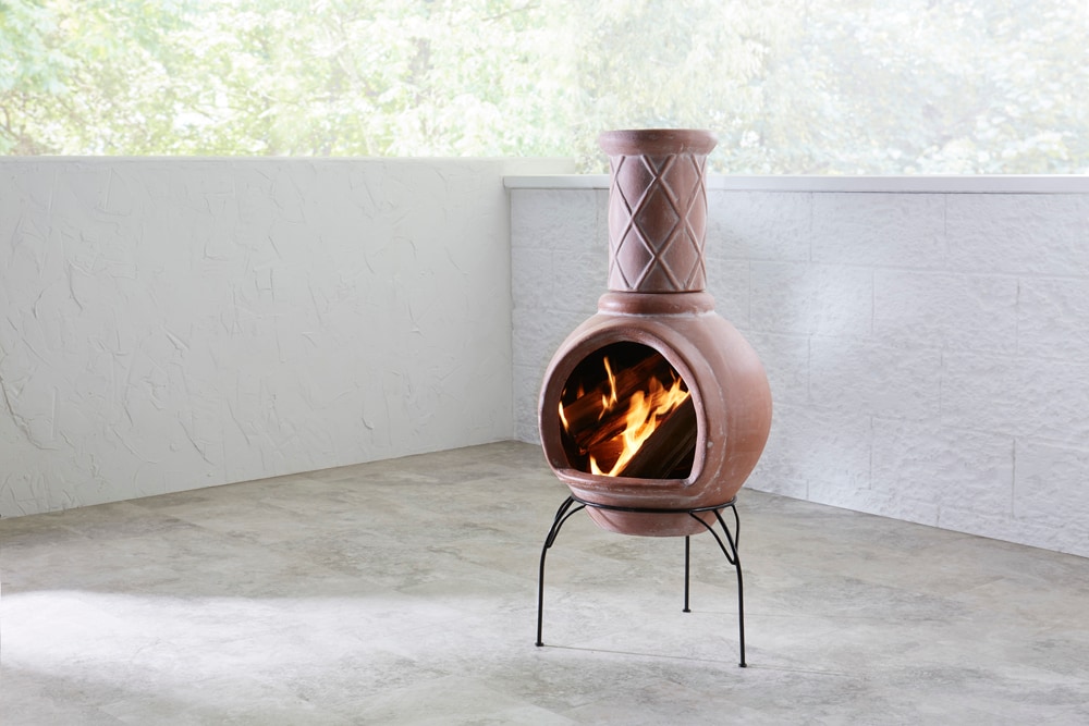 Terracotta Clay Chiminea, How To Use Clay Fire Pit