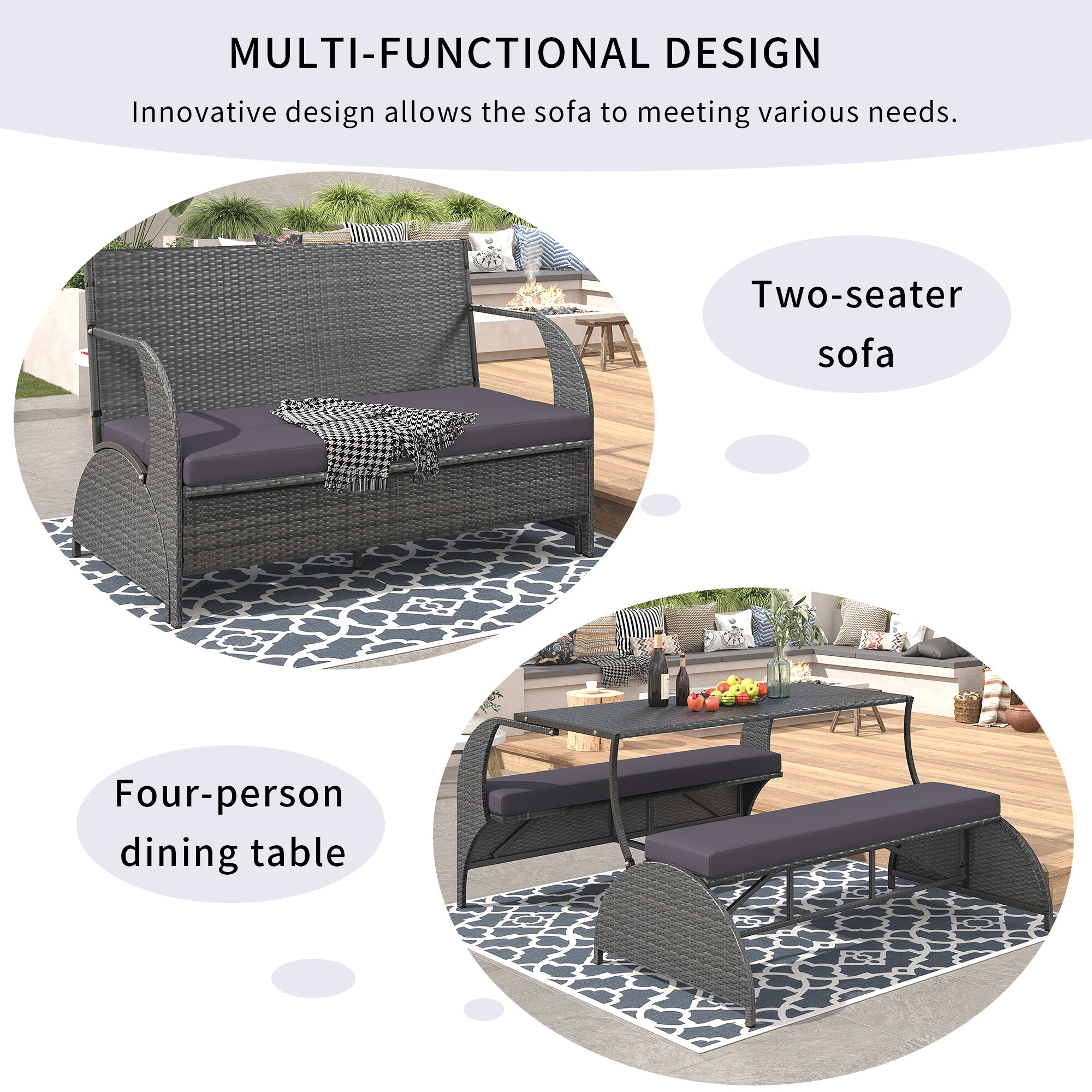 JIMSMAISON BOUSPD06GR Patio-Dining-Sets - View #8