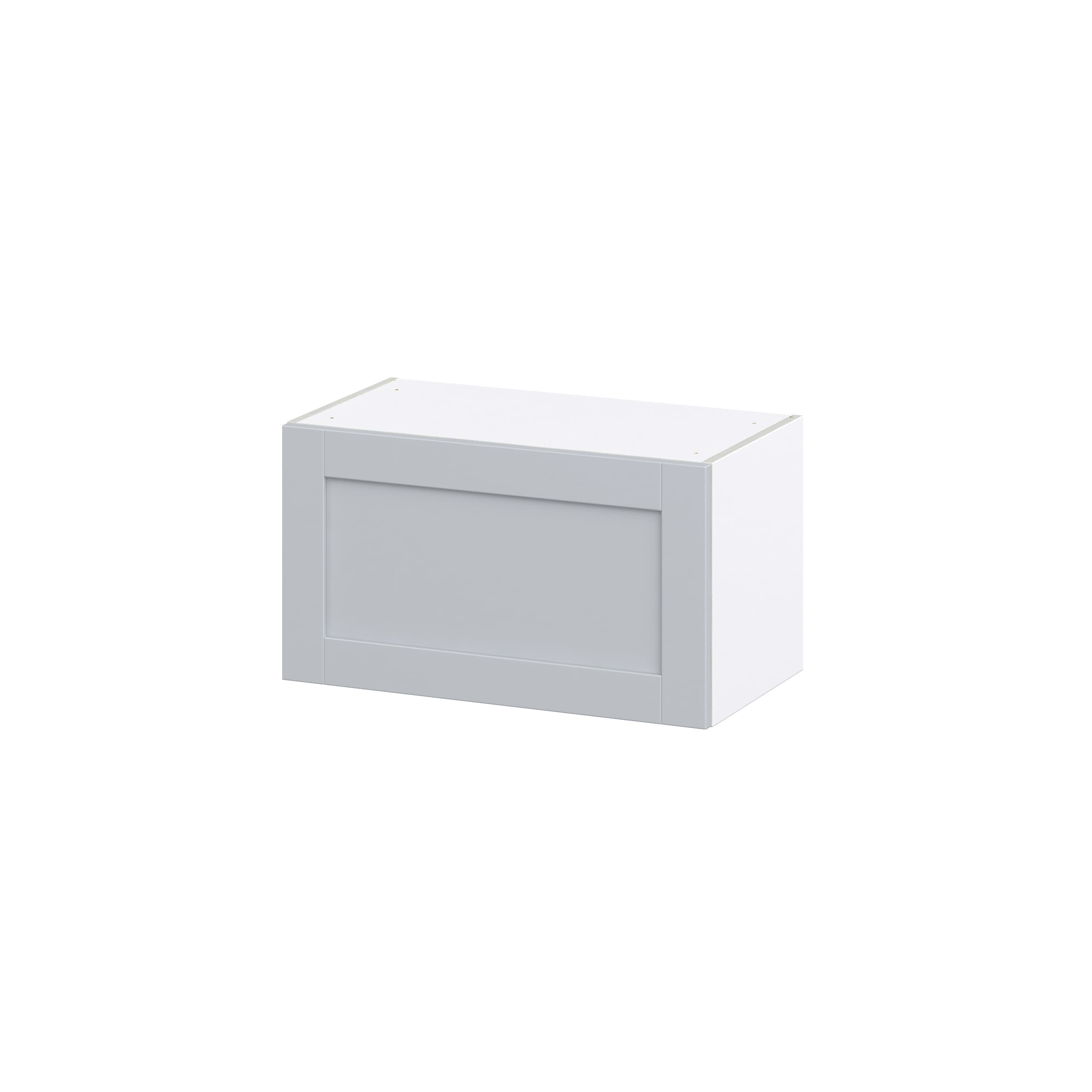 Hugo&Borg Charlesberg 27-in W x 15-in H x 14-in D Gray Wall Fully Assembled Cabinet (Recessed Panel Shaker Door Style)