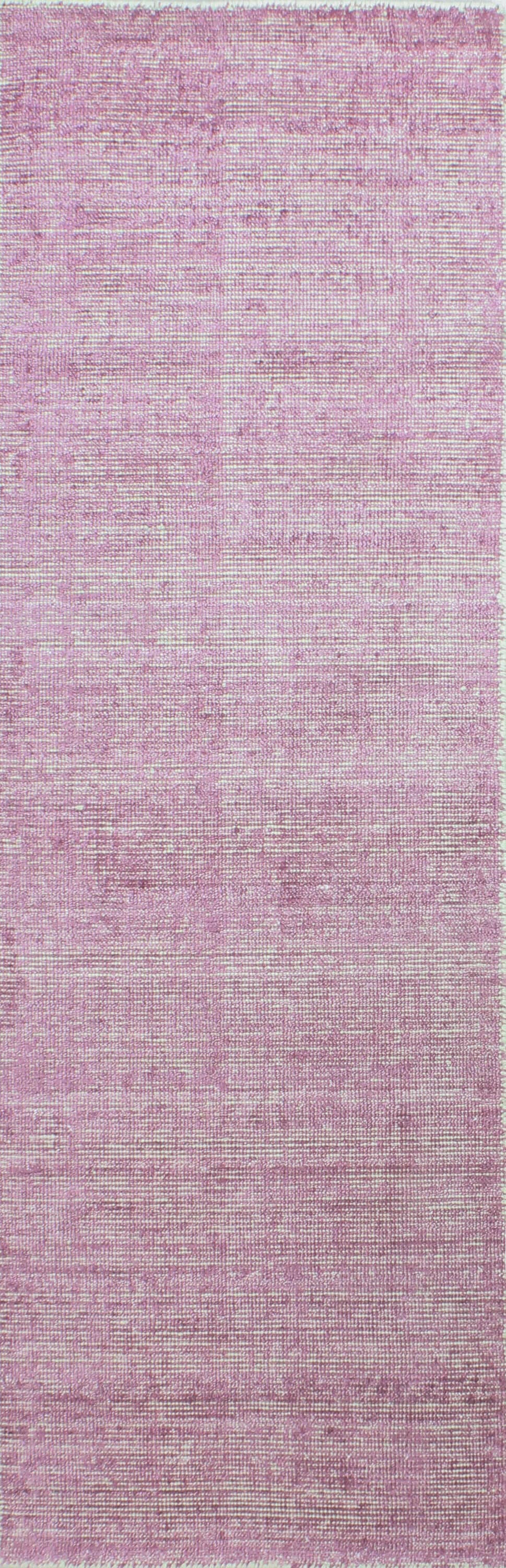 Bashian 649652246314 3 X 8 (ft) Fuchsia Indoor Solid Coastal Runner Rug
