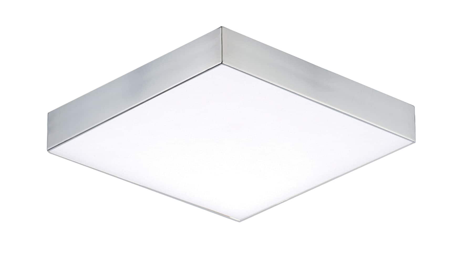 Maxim Lighting 57665WTPC Trim 1 -Light 4.75-in Polished Chrome Integrated LED Flush Mount Light ENERGY STAR Certified