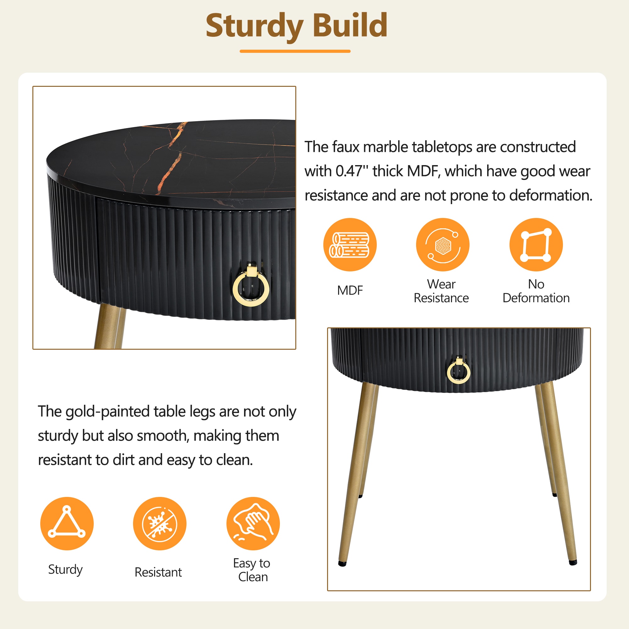 ModernLuxe N721P173248B Coffee-Tables - View #5