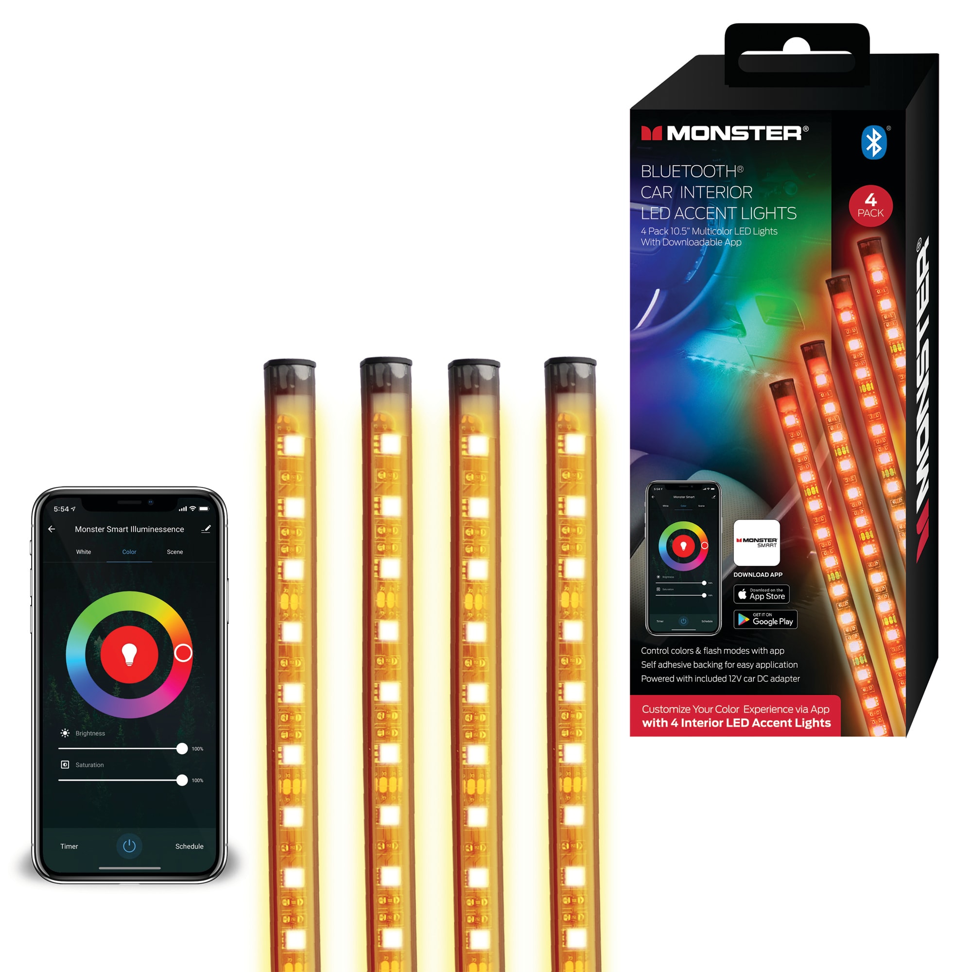 TYPE S 7 Smart LED Multicolor Panel Light Extension Kit