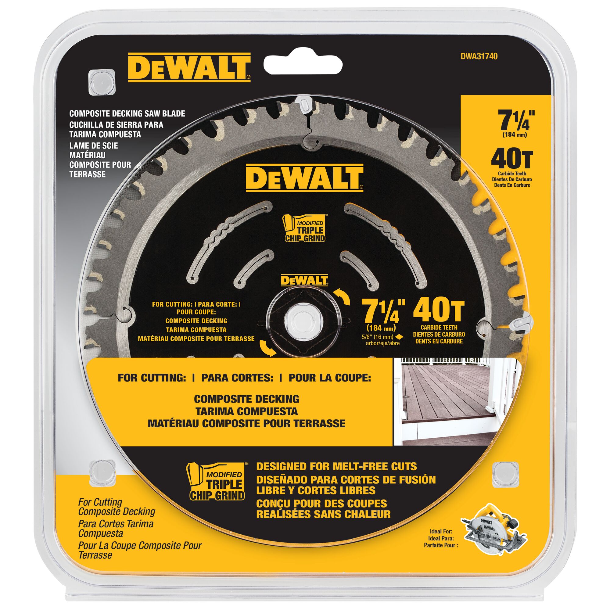 DEWALT DWA31740 Circular-Saw-Blades - View #2