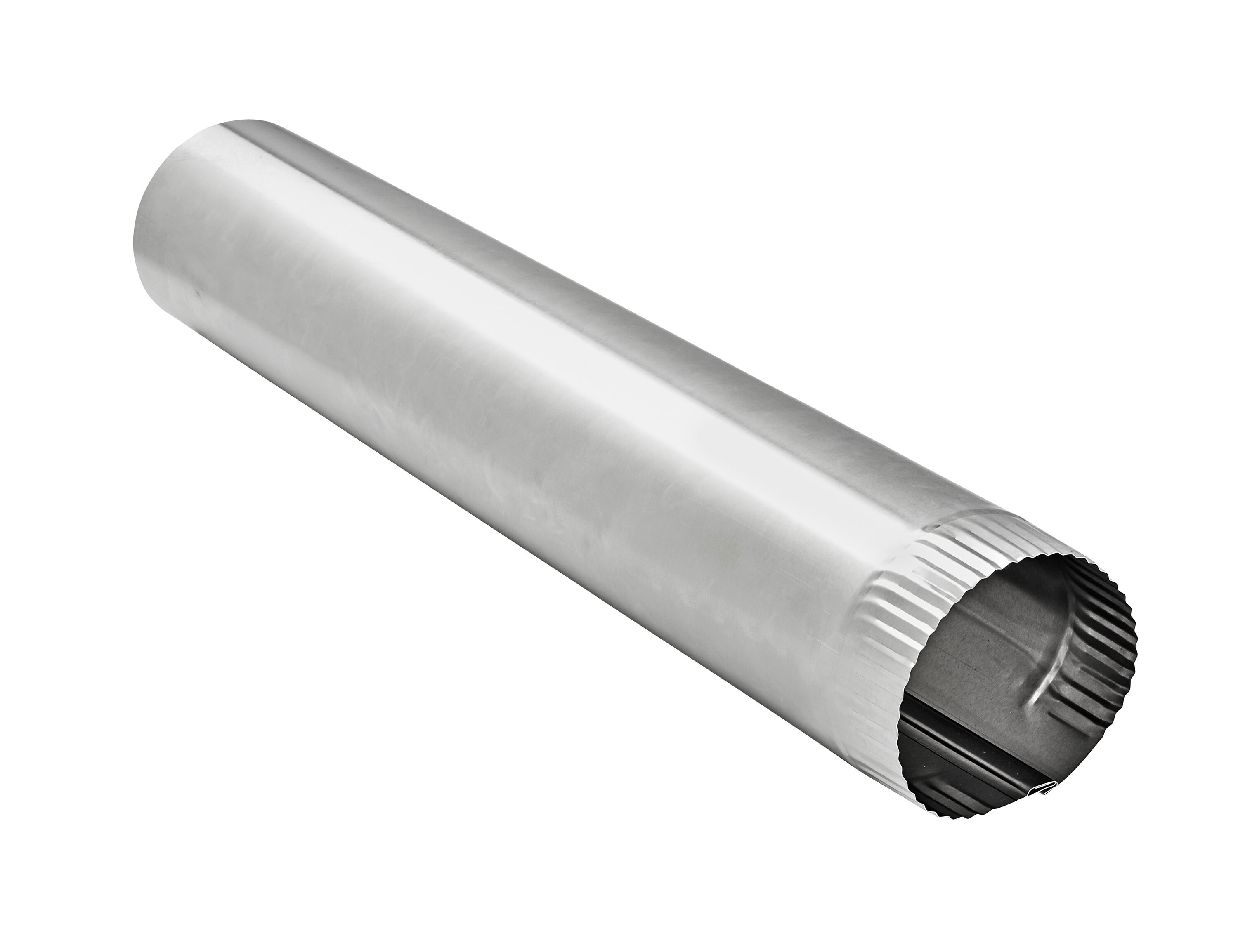 Lambro L229 4-in x 24-in 30 Gauge Aluminum Round duct pipe