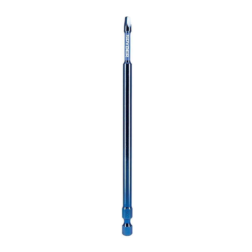 Spyder 19061 Mach-Blue SQ2 1/4-in x 6-in Square/Robertson Impact Driver Bit