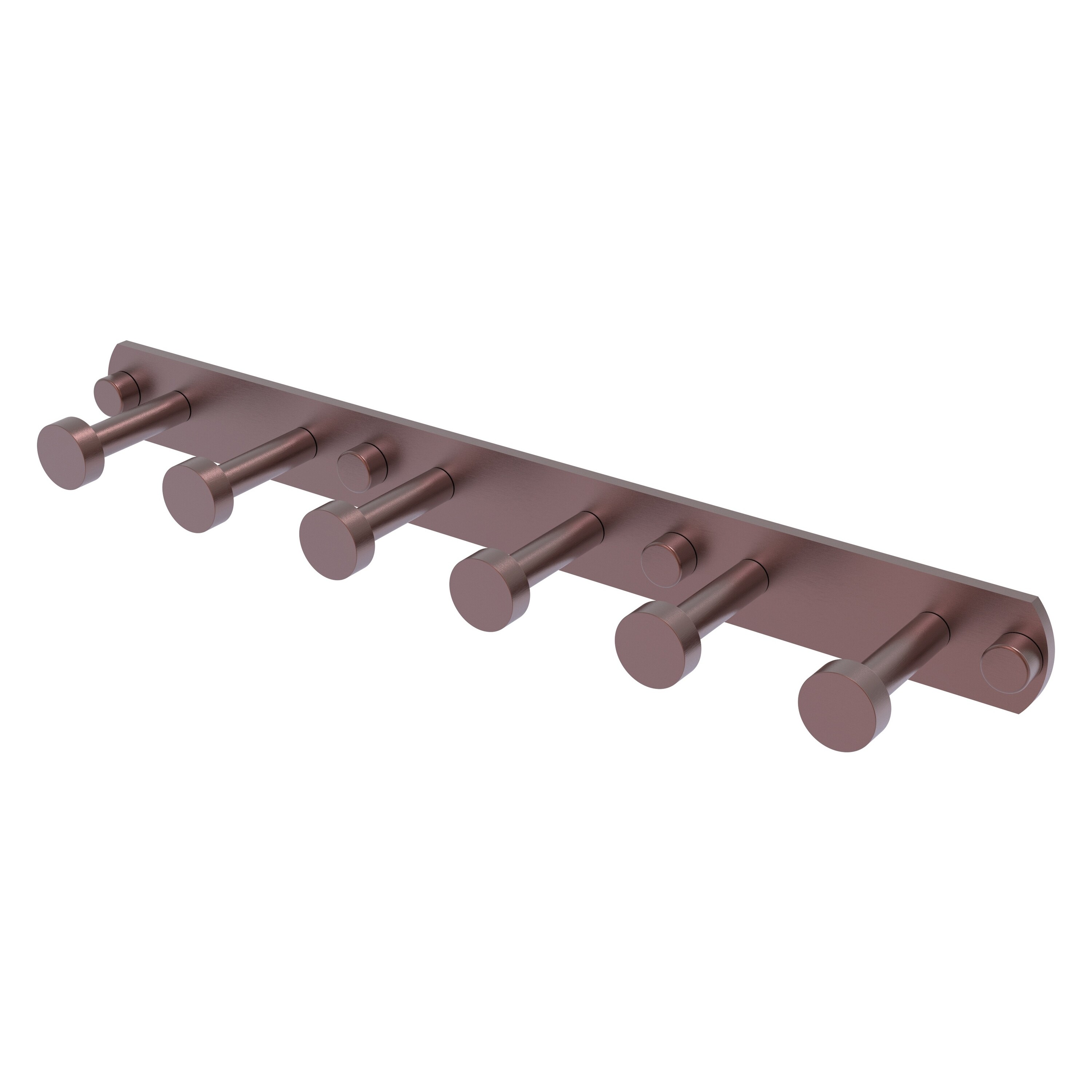 Allied Brass FR-20-6-CA Fresno Antique Copper 6 -Hook Wall mount Towel Hook