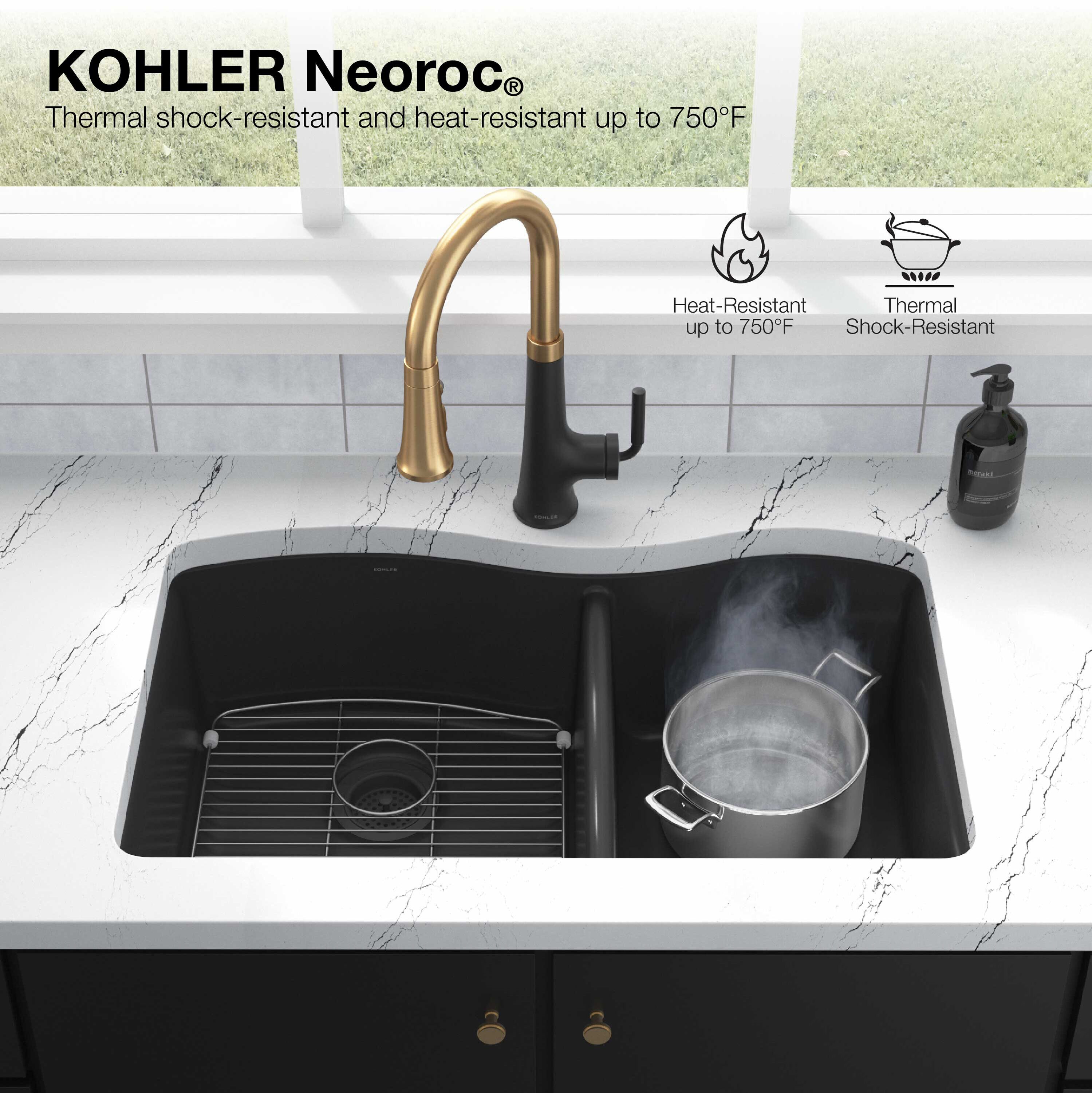 Kohler K-8199-CM1 Cairn 33-1/2 Neoroc Granite Composite