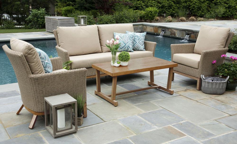 Outdoor Patio Conversation Sets With Sunbrella Cushions - Patio Furniture
