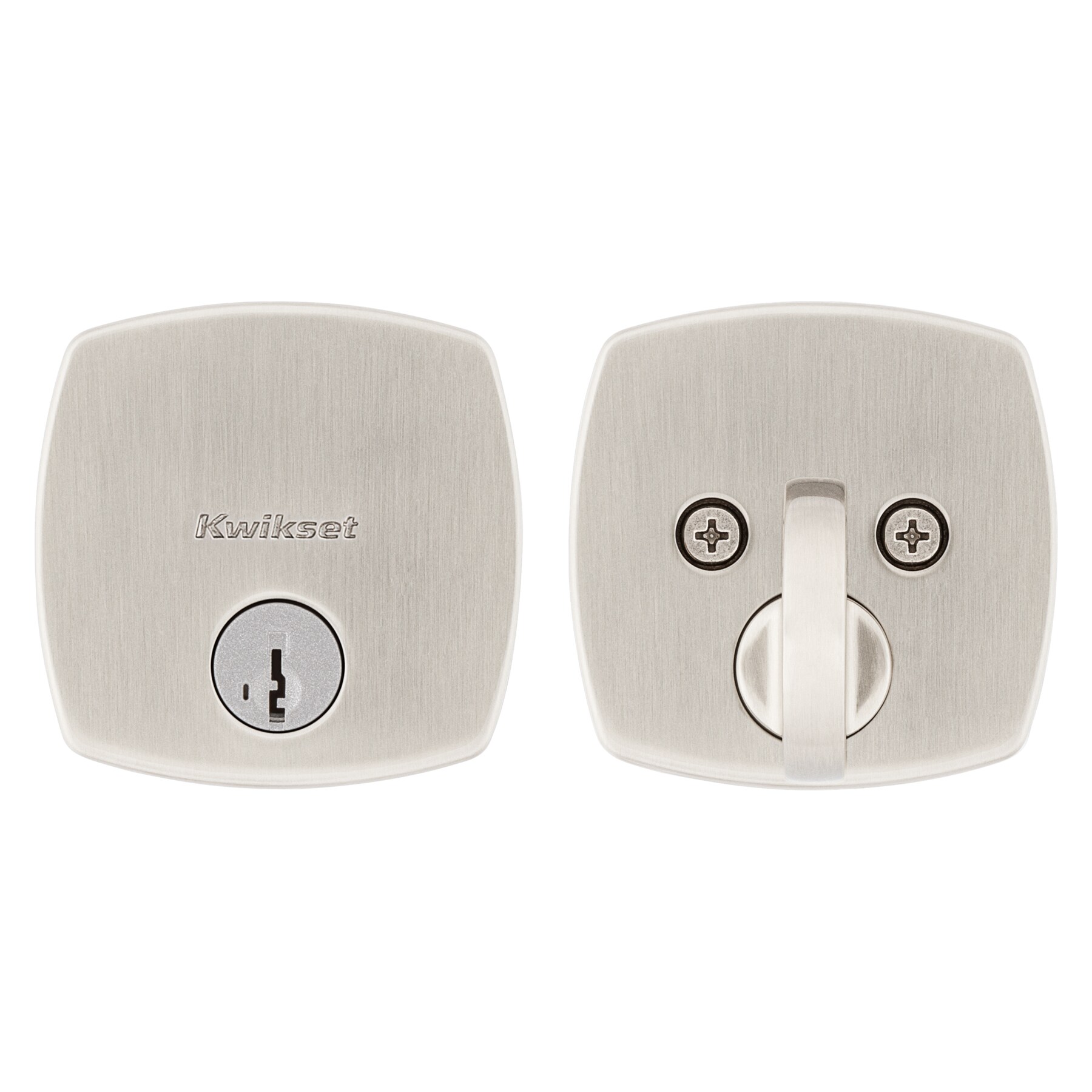 Satin Nickel Single Cylinder Deadbolt Door Lock