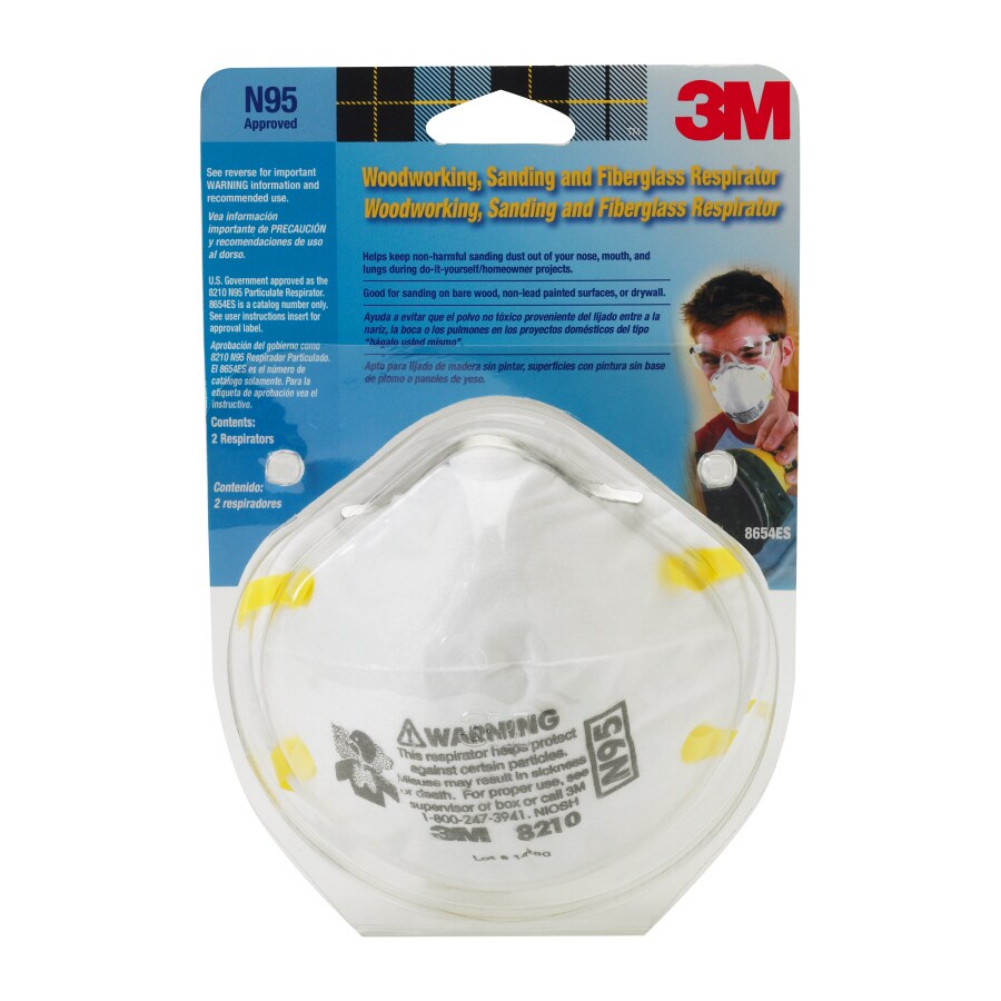 3M 2Pack Sanding in the Face Masks department at