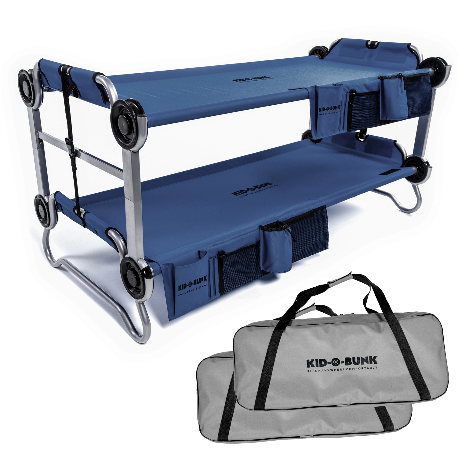 Disc-O-Bed 89533 Youth Kid-O-Bunk Folding Stackable Polyester Youth Cot ( 400-lbs. Capacity )