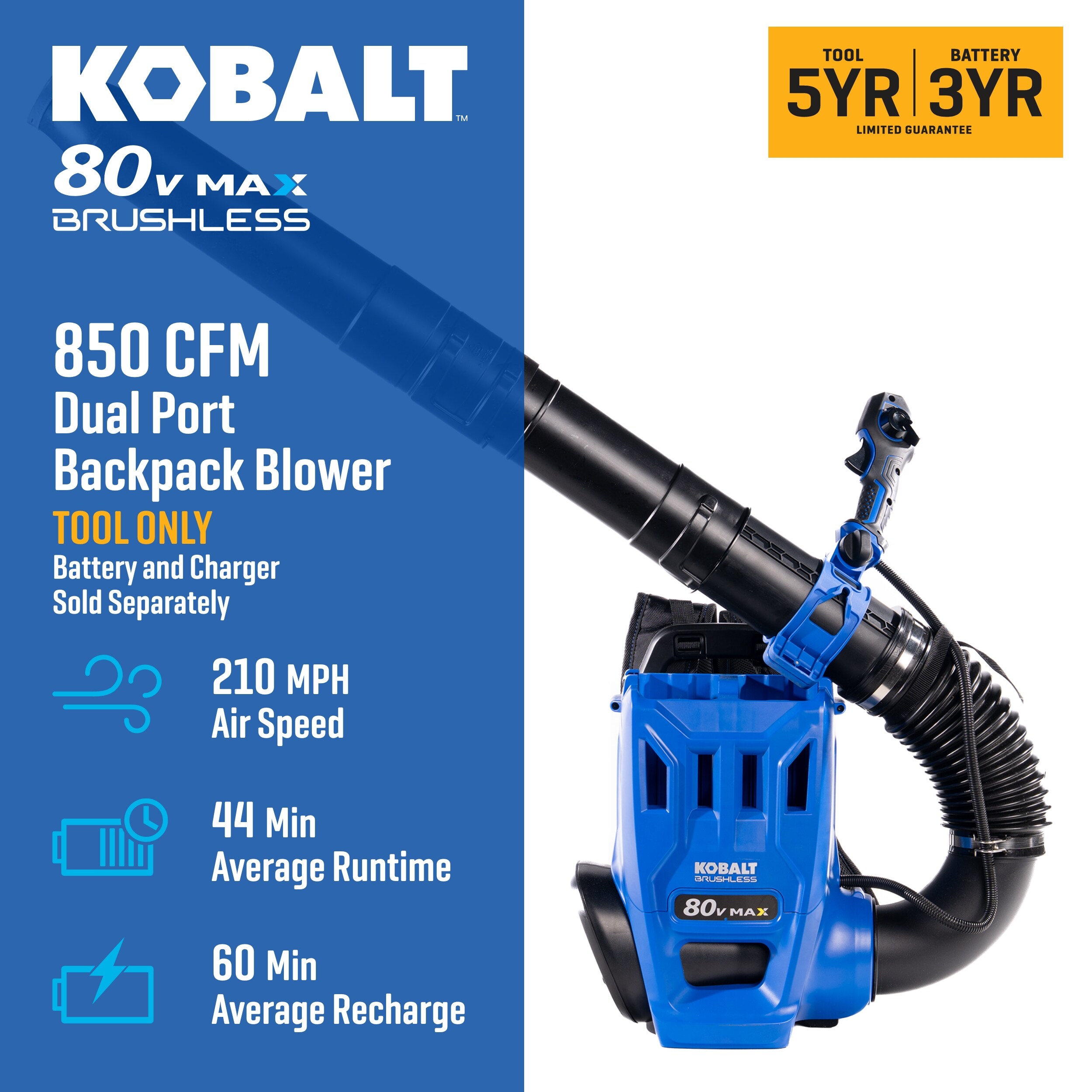Kobalt KBB 7880D-06 Cordless-Electric-Blowers - View #2