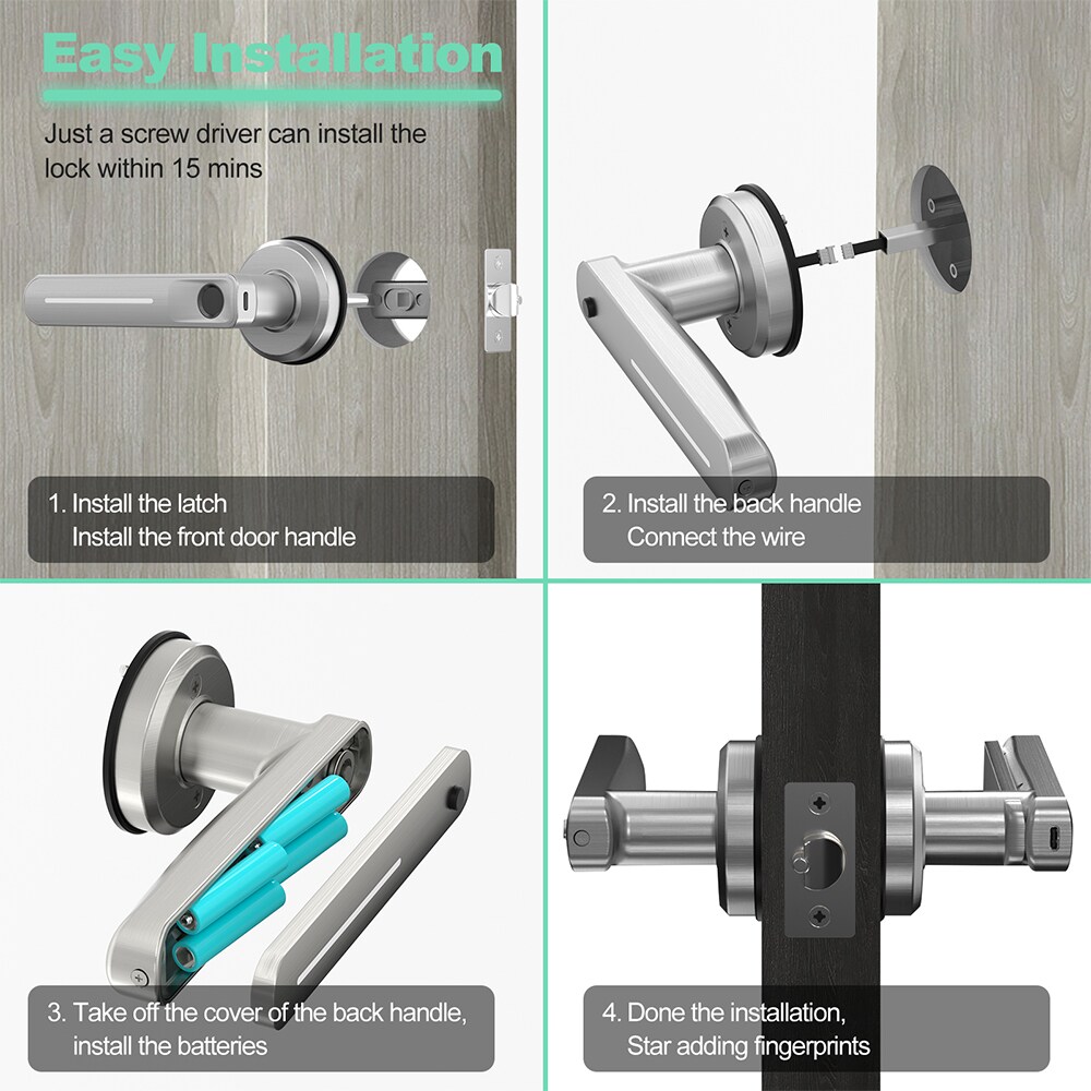 Geek Smart B01SN Electronic-Door-Locks - View #7