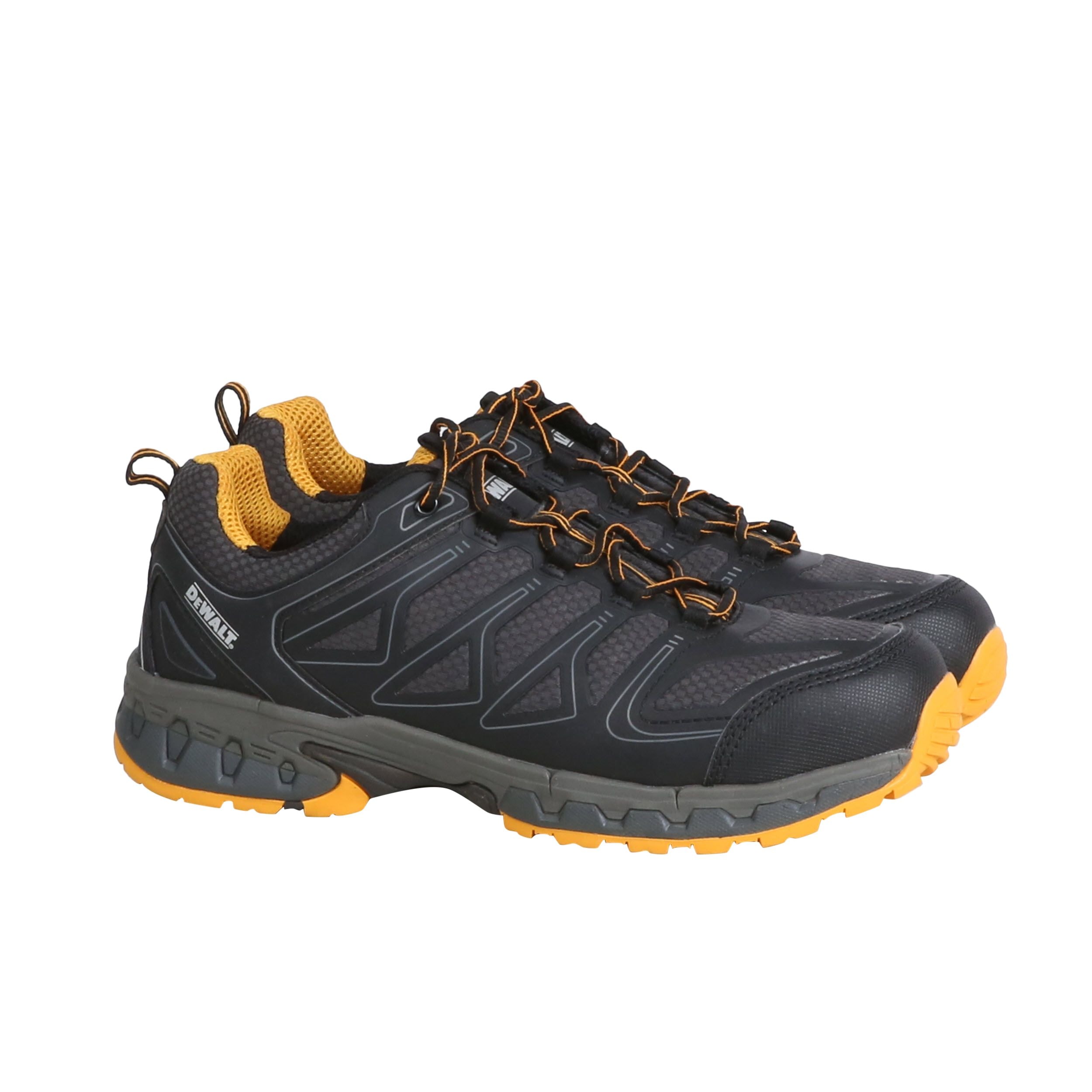 Footwear||Men's Mens DEWALT Boron Athletic Work Shoe Black Yellow