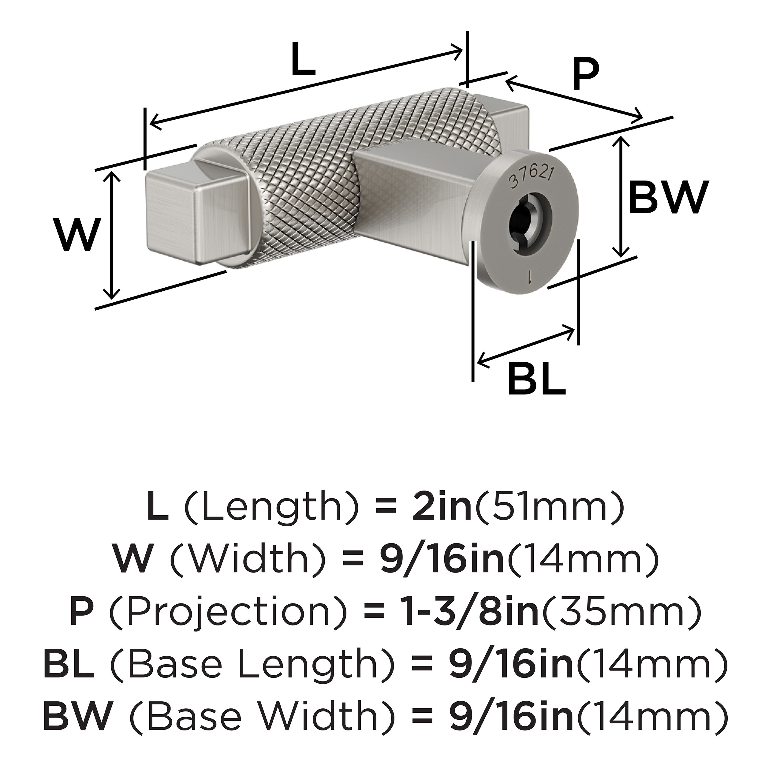 Amerock BP37621G10 Cabinet-Knobs - View #4