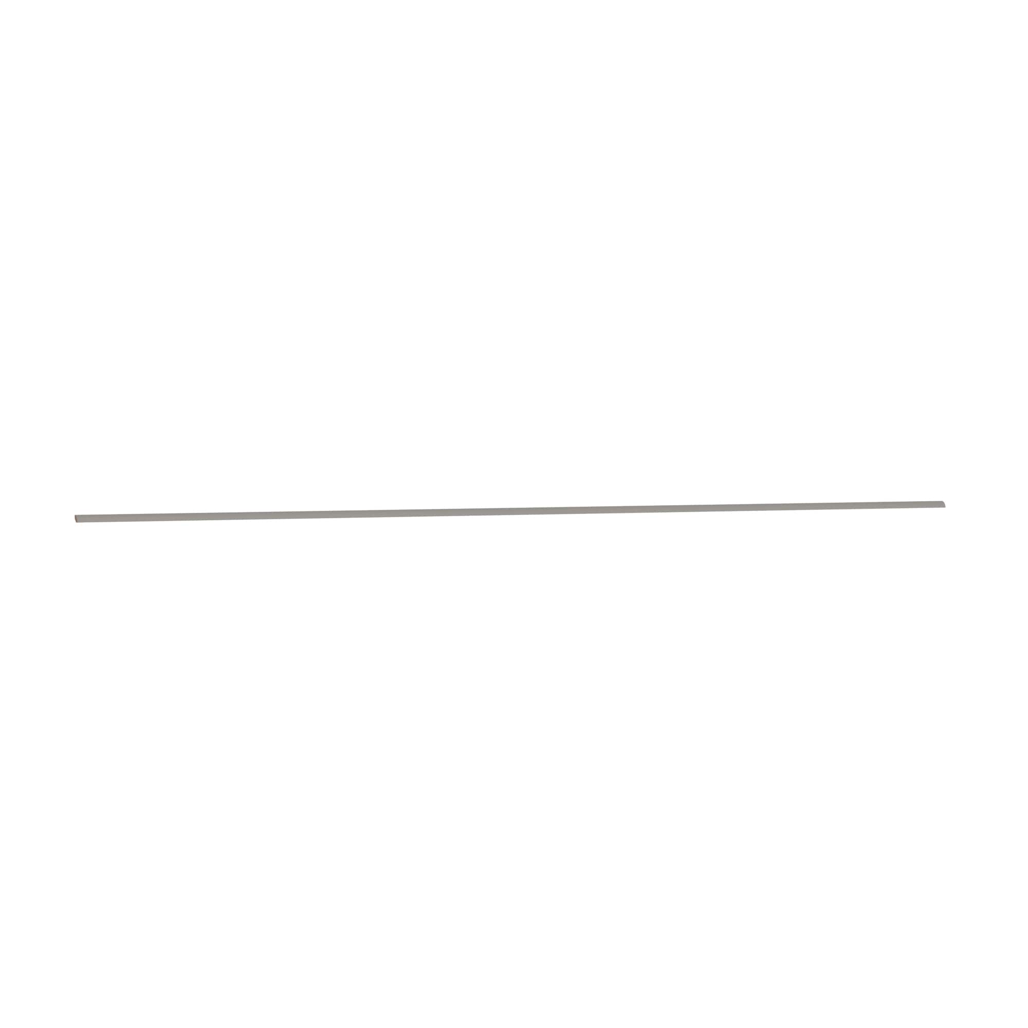 KraftMaid Momentum QR8G81 Deveron Cabinet Quarter Round Moulding 96-in W x 0.6875-in H x 0.6875-in D Pebble Grey Painted