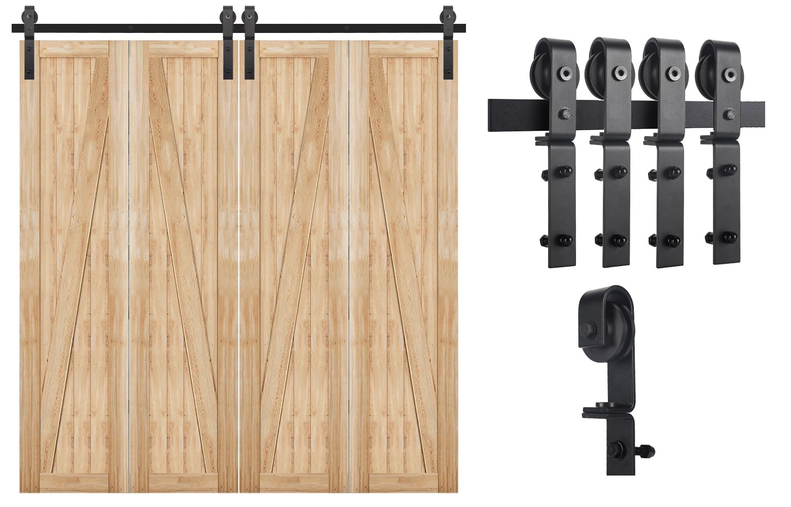 RELIABILT 07-3023 Barn-Door-Roller-Kits - View #5