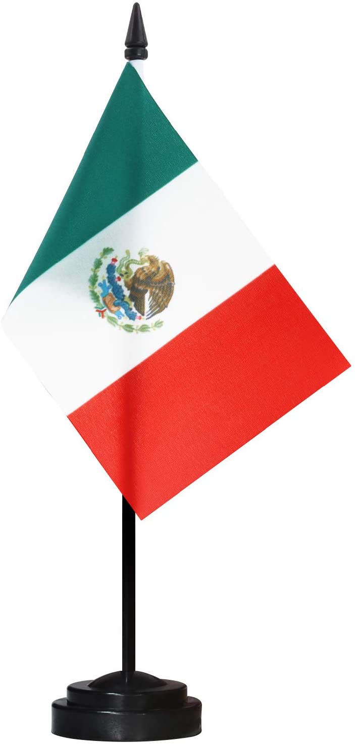 Anley Mexico Desk Flag 0.5-ft W X 0.33-ft H International Flag In The ...