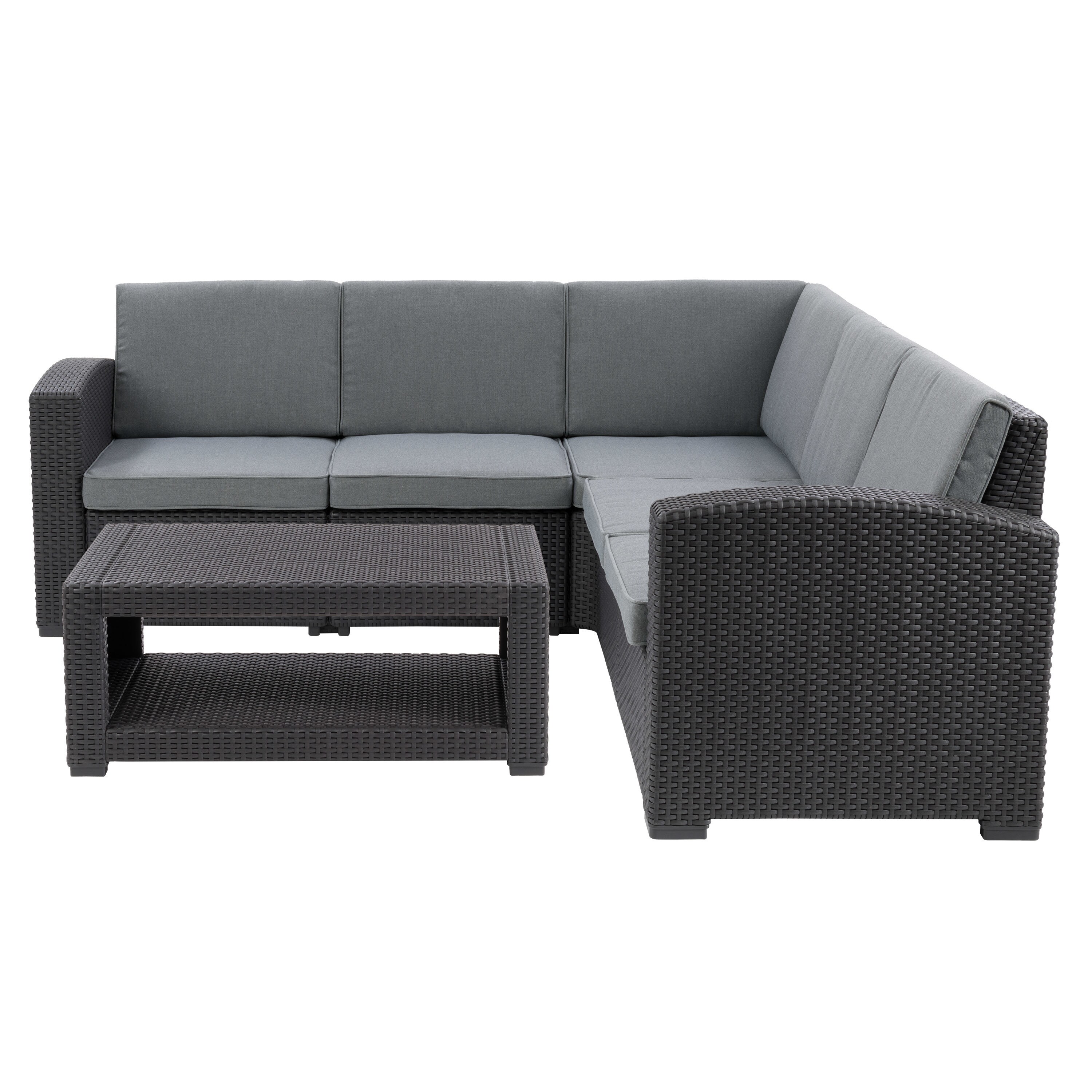 Keter provence best sale corner sofa set